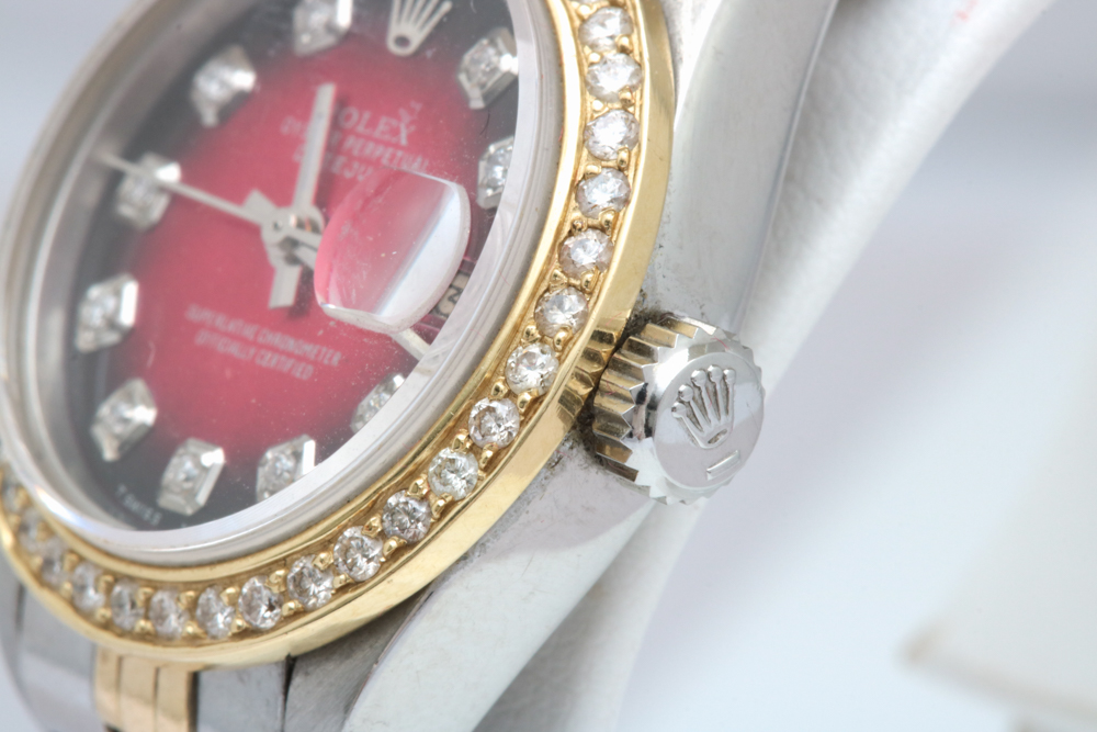 18K Gold & Stainless Steel Rolex Oyster Perpetual Datejust Watch