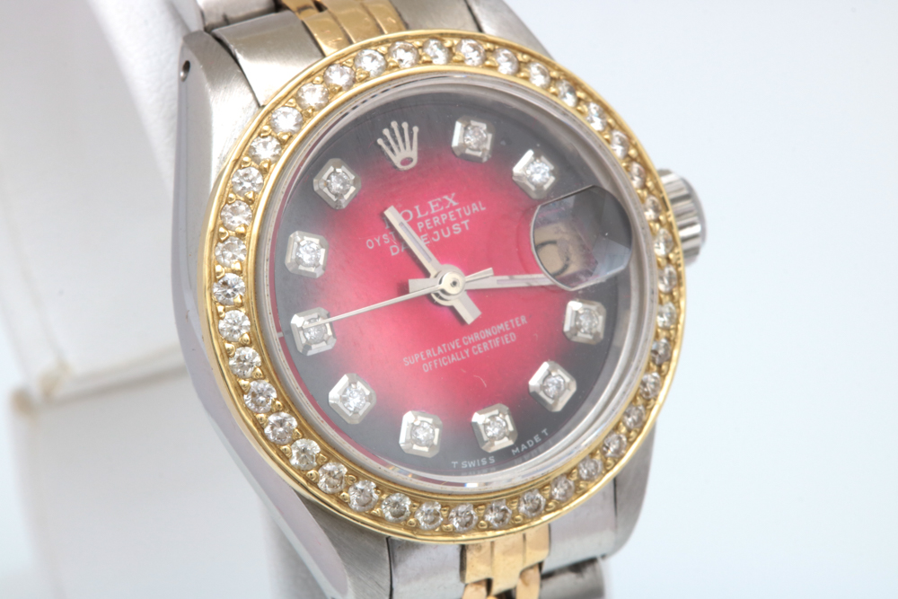 18K Gold & Stainless Steel Rolex Oyster Perpetual Datejust Watch