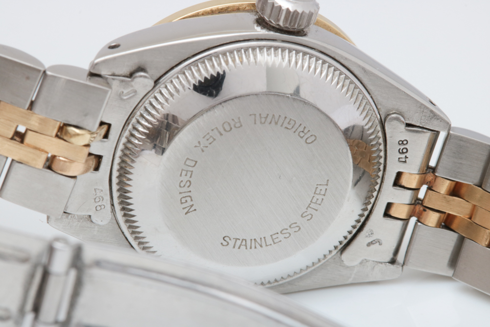 18K Gold & Stainless Steel Rolex Oyster Perpetual Datejust Watch