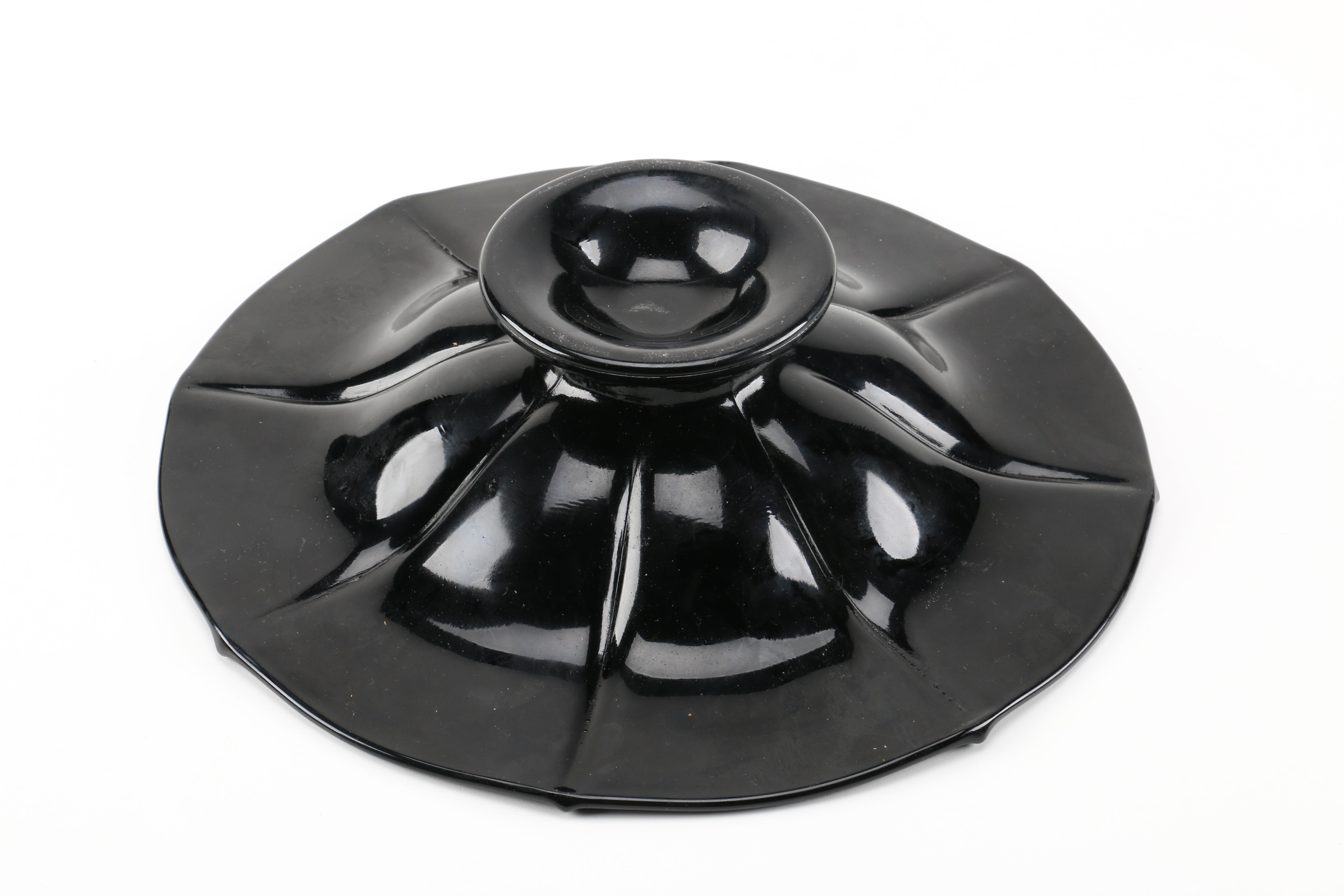 Vintage Black Amethyst Glassware