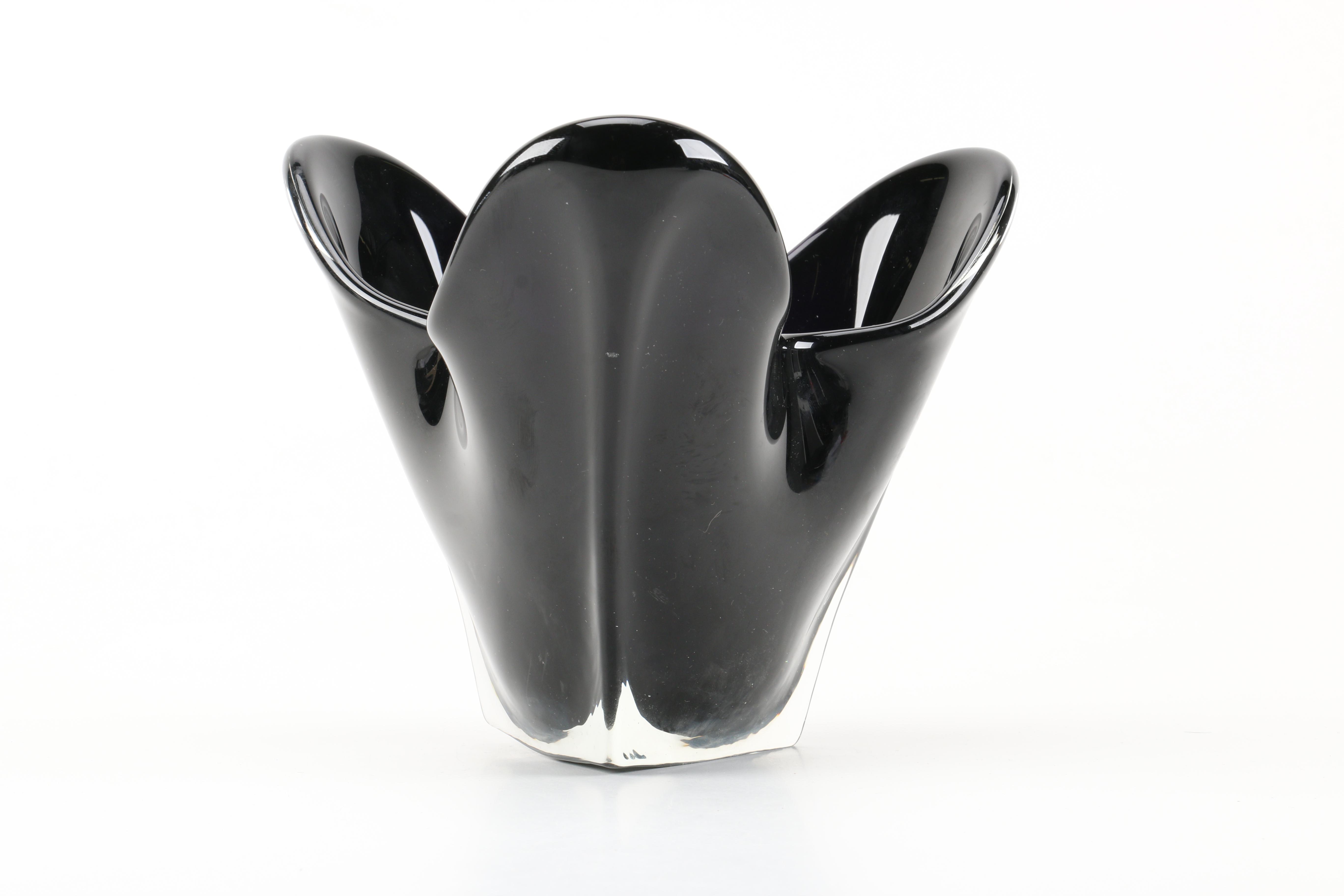 Vintage Black Amethyst Glassware