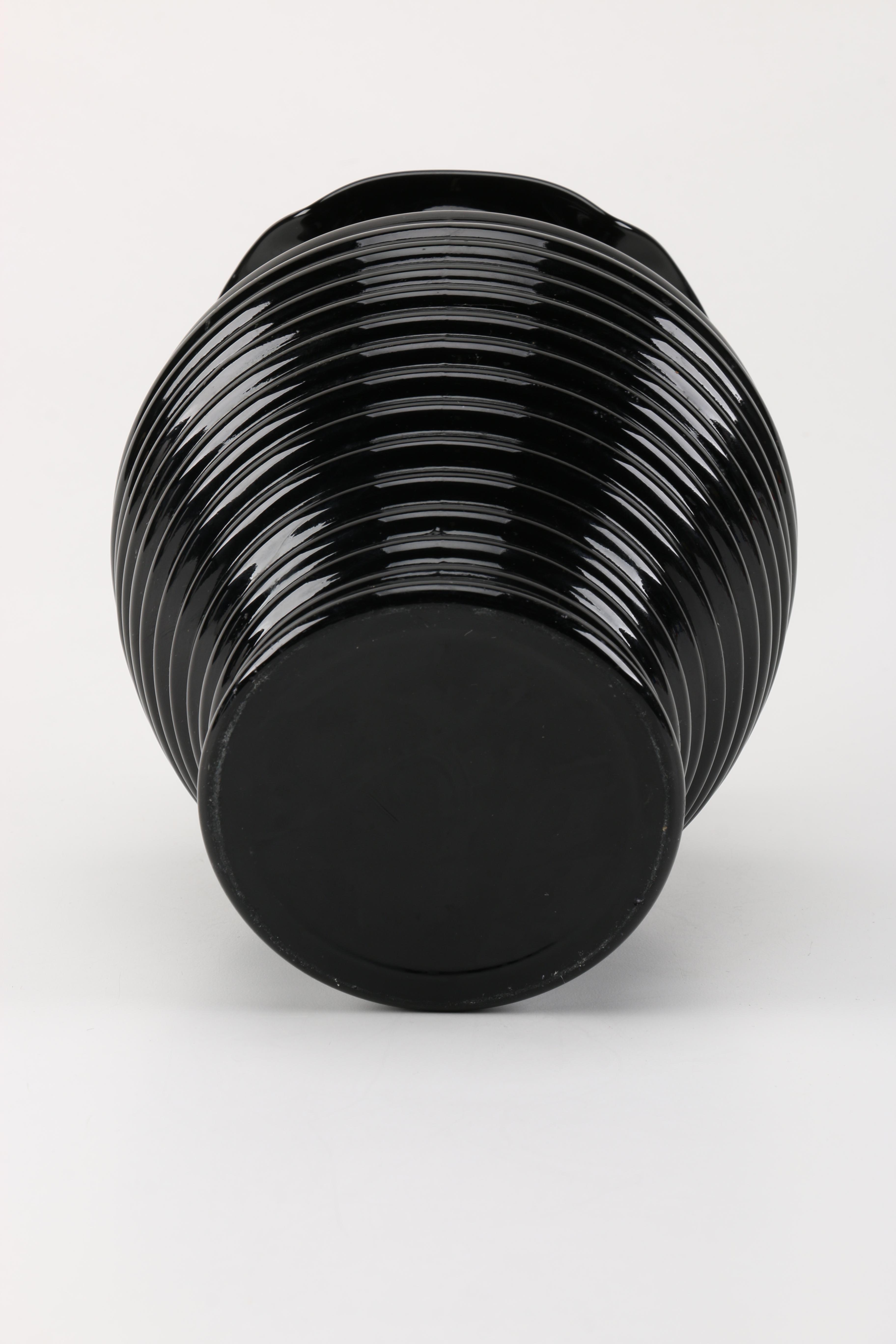 Vintage Black Amethyst Glassware