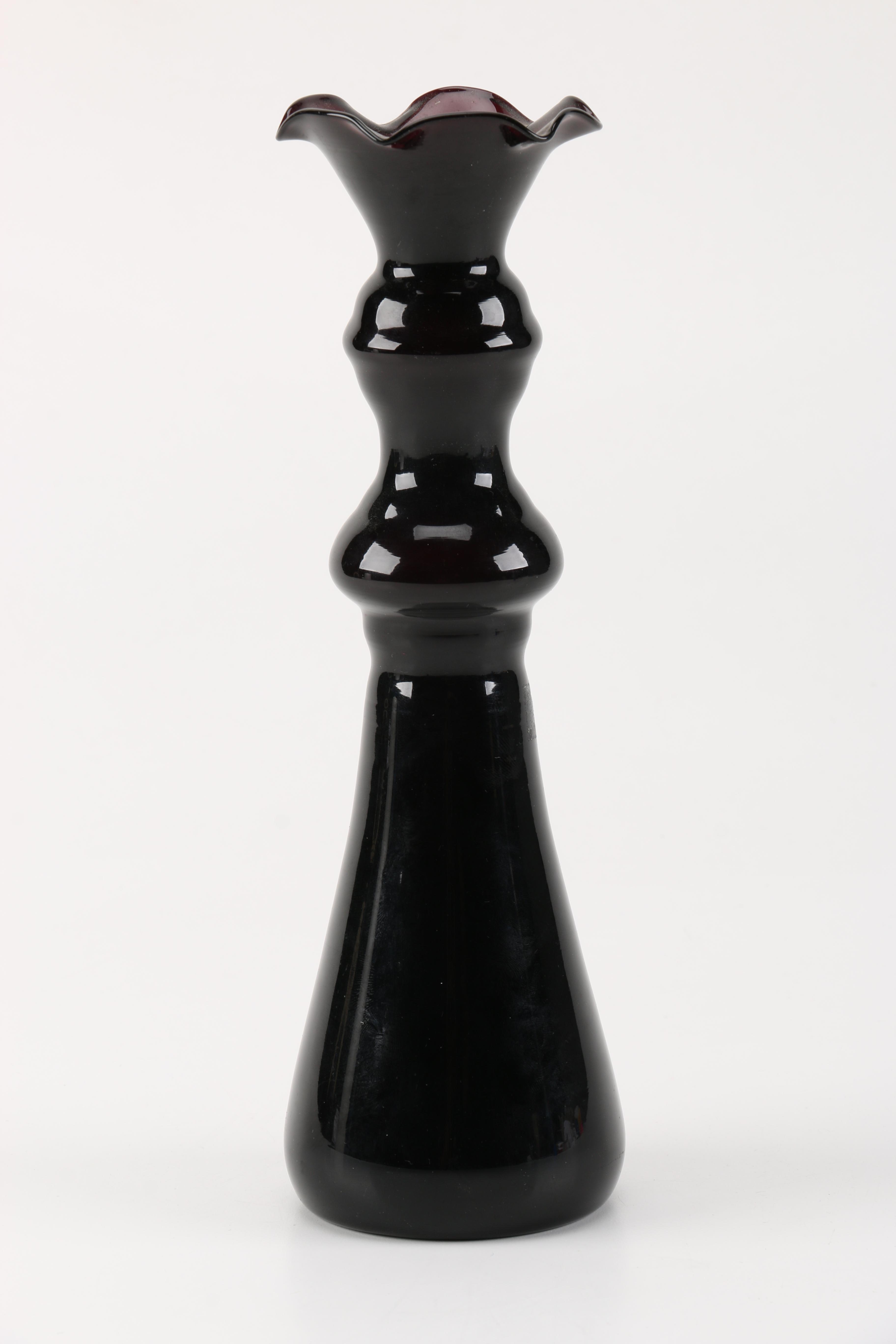 Vintage Black Amethyst Glassware