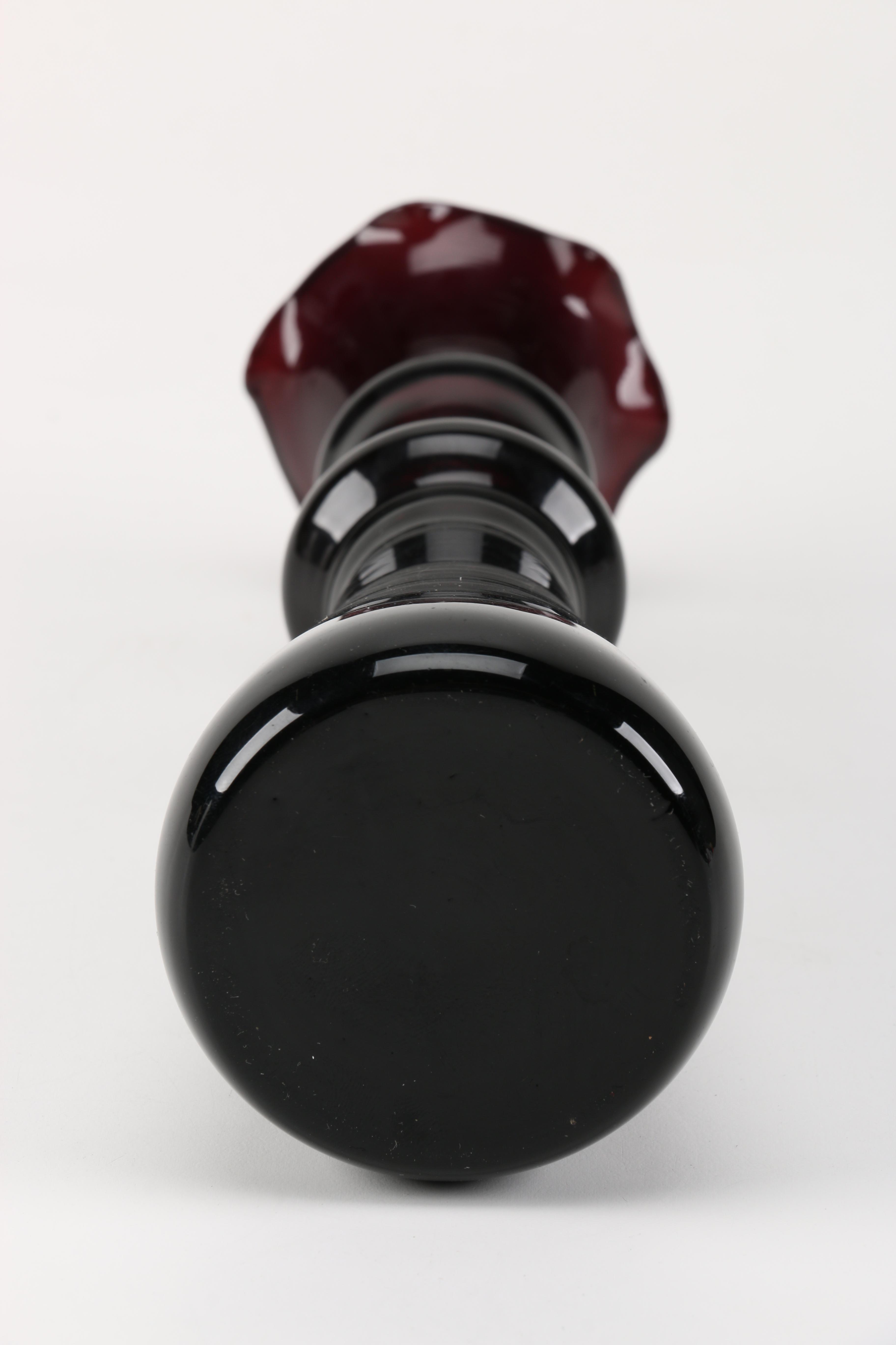 Vintage Black Amethyst Glassware