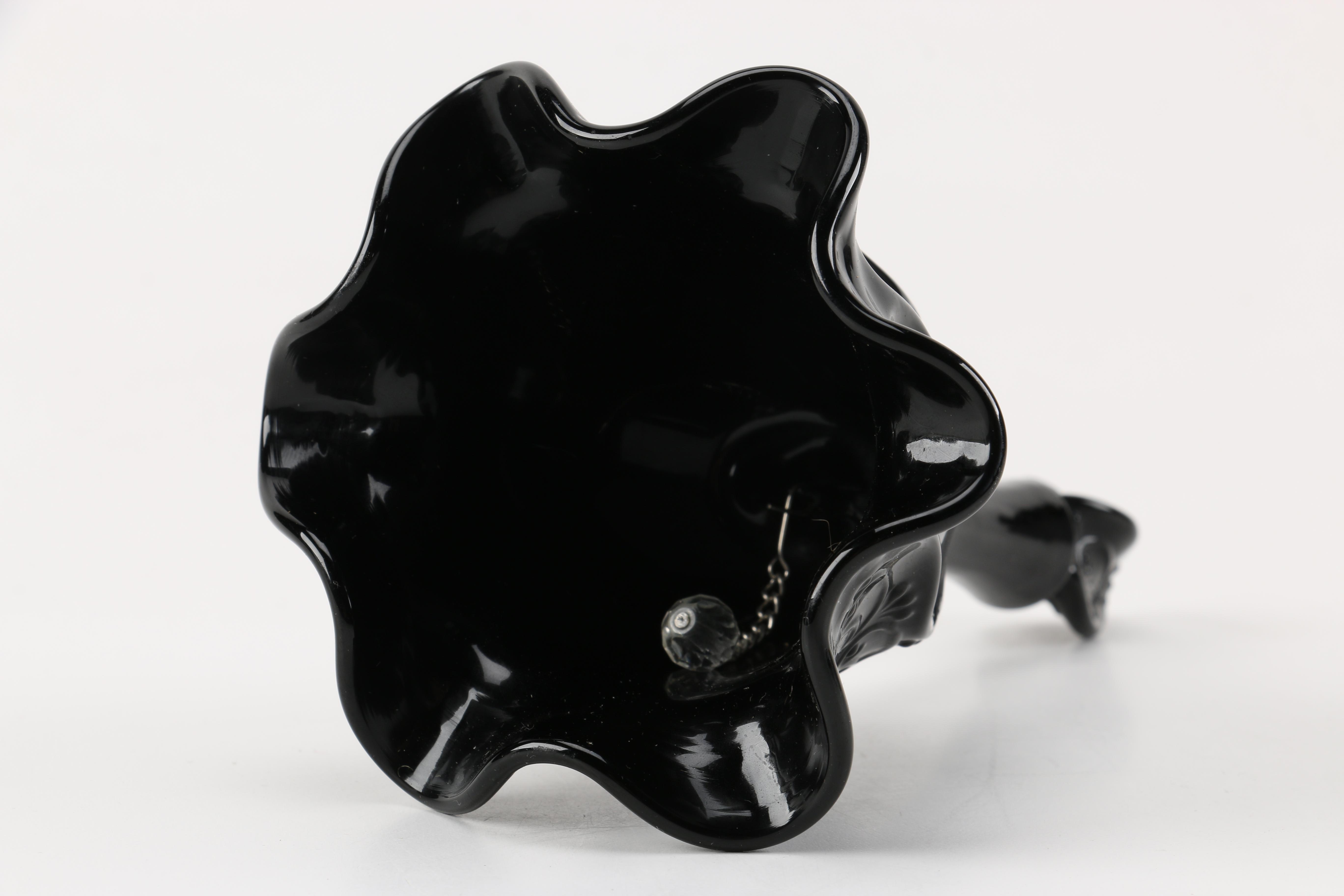 Vintage Black Amethyst Glassware