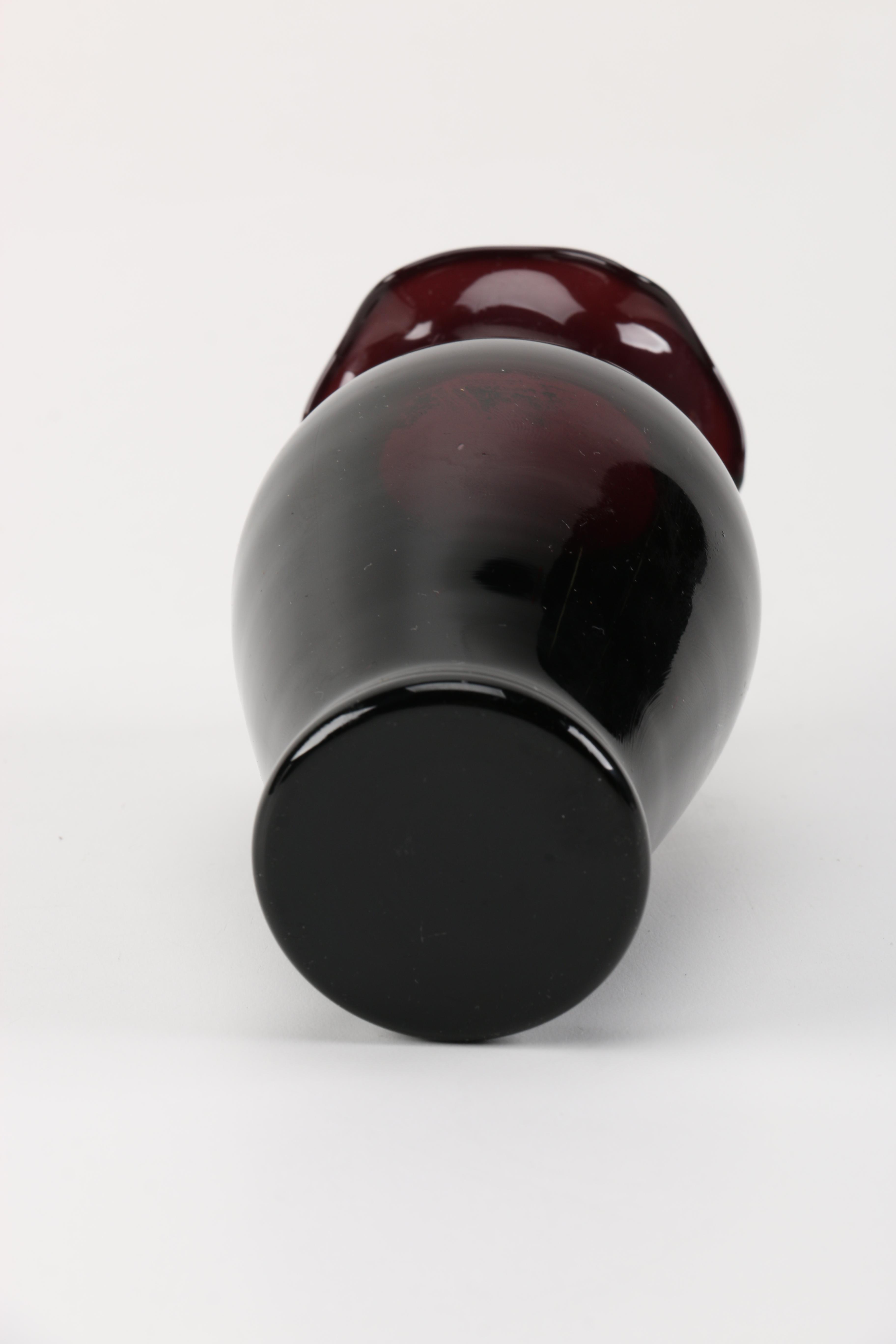 Vintage Black Amethyst Glassware