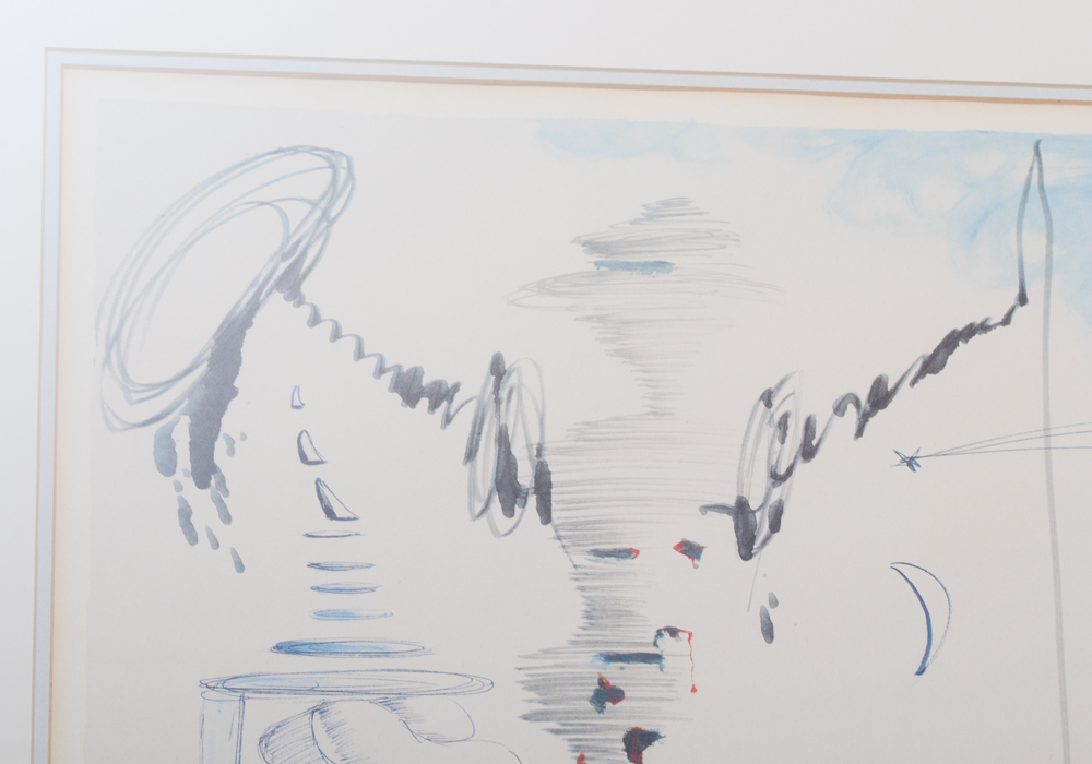 Limited Edition Offset Lithograph After Salvador Dali's "Don Quixote on an Infinite Landscape"