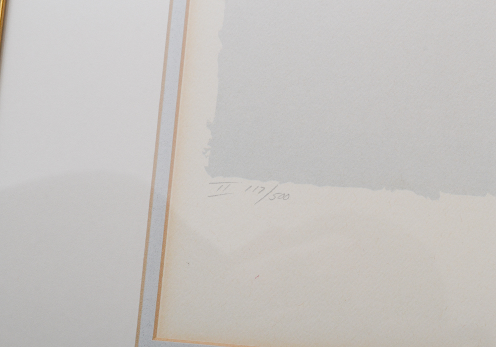 Limited Edition Offset Lithograph After Salvador Dali's "Don Quixote on an Infinite Landscape"