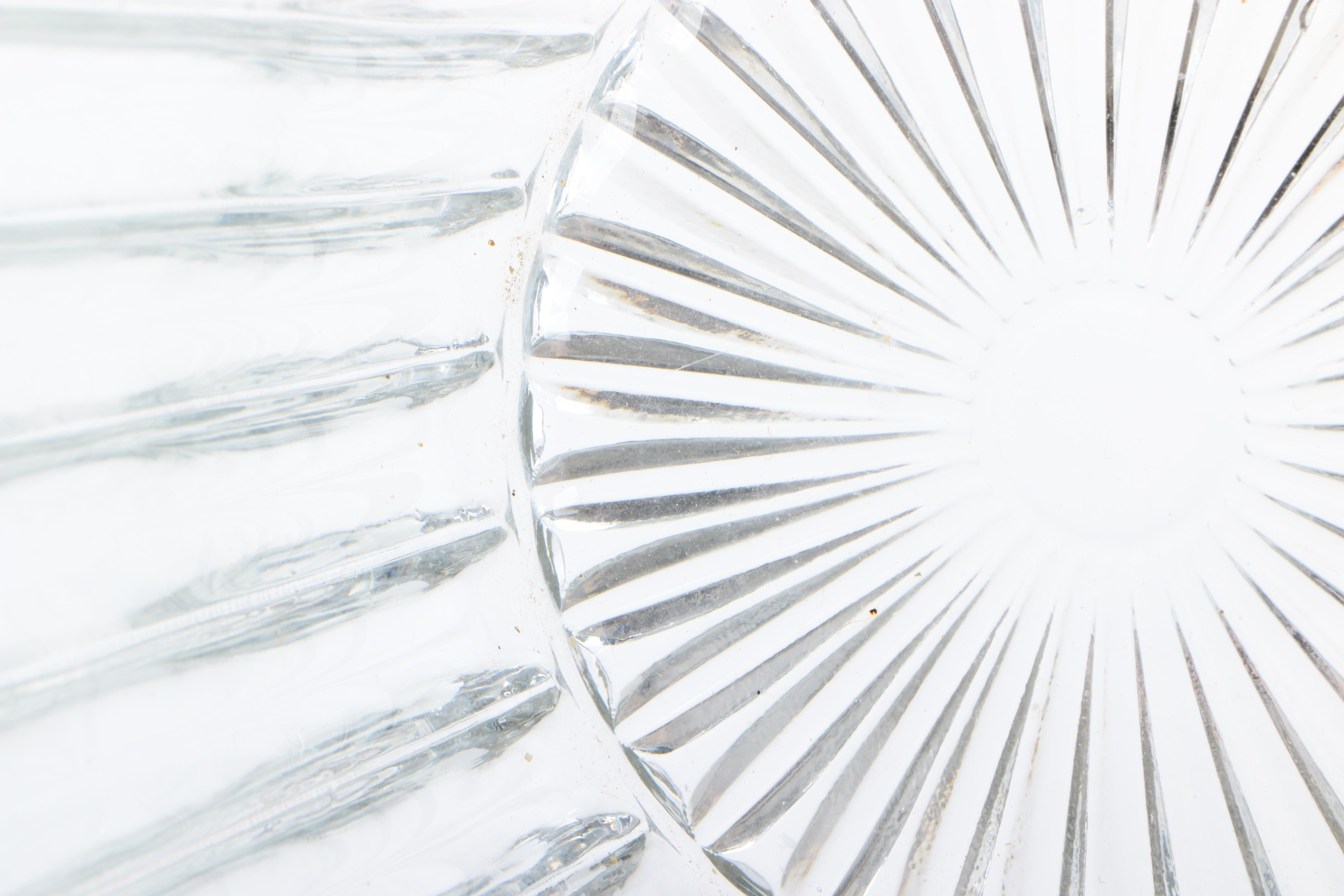 Hollywood Regency Glass Ice Bucket