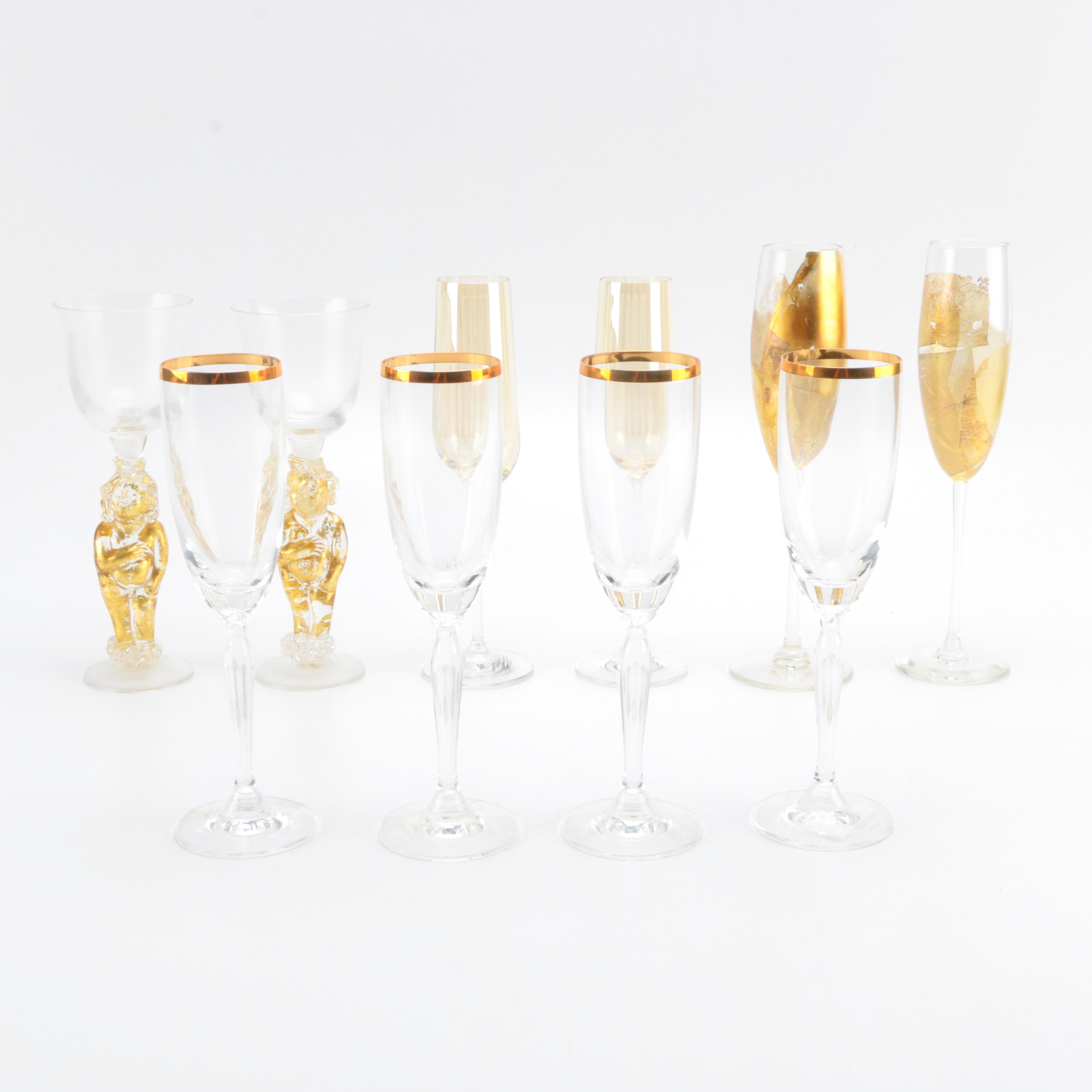 Flutes and Cordial Glassware Featuring Randy Strong