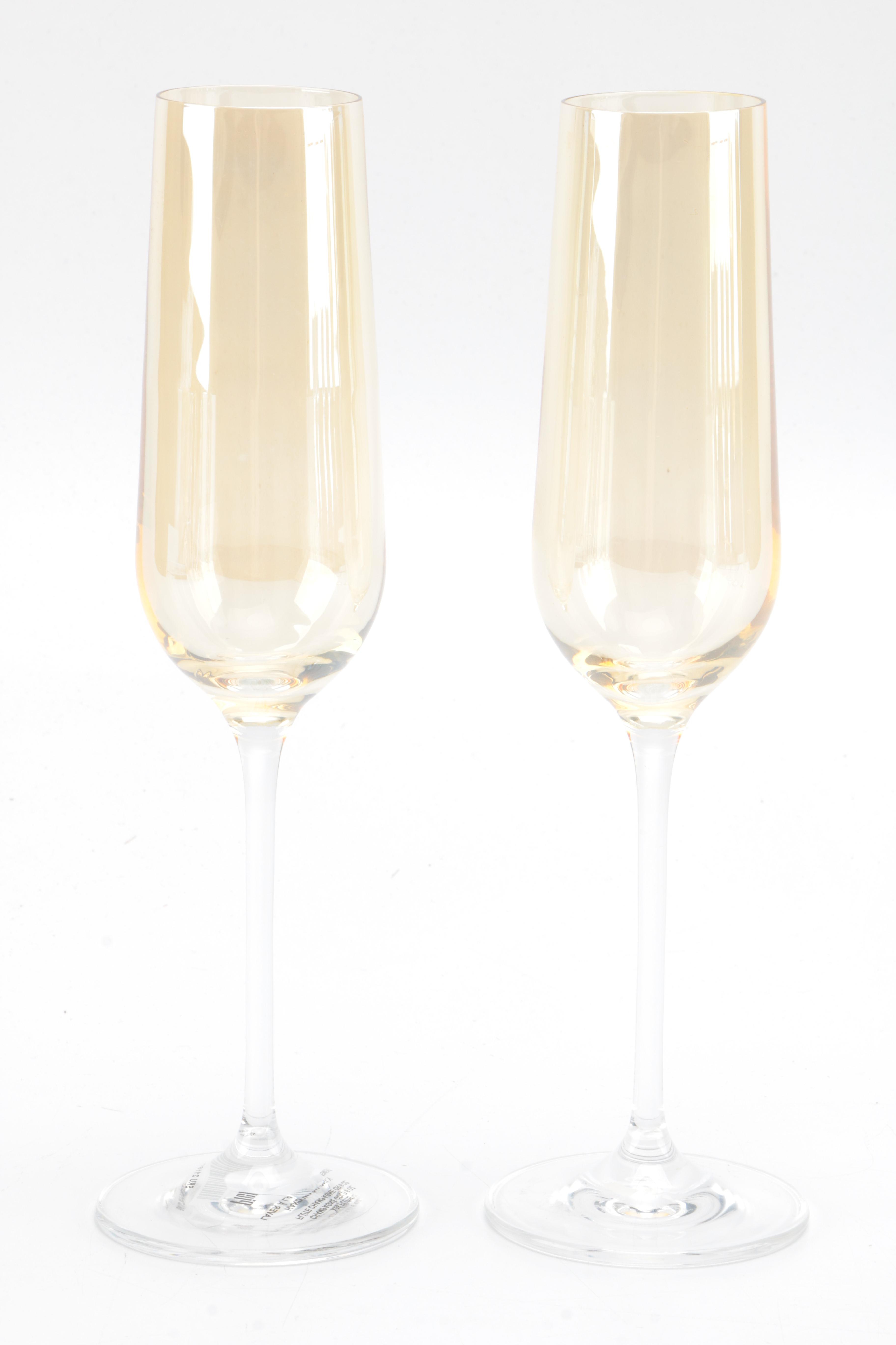 Flutes and Cordial Glassware Featuring Randy Strong