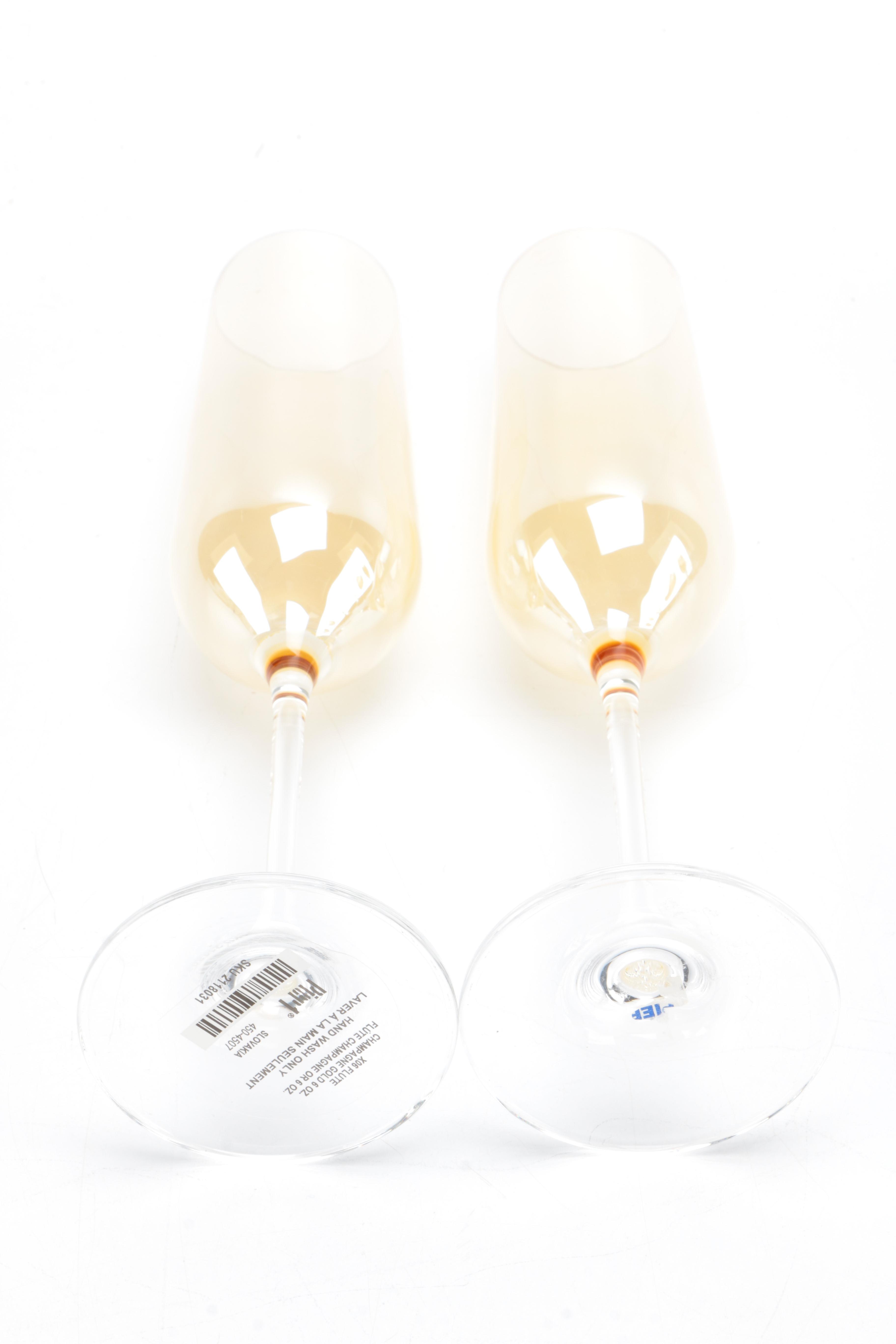 Flutes and Cordial Glassware Featuring Randy Strong