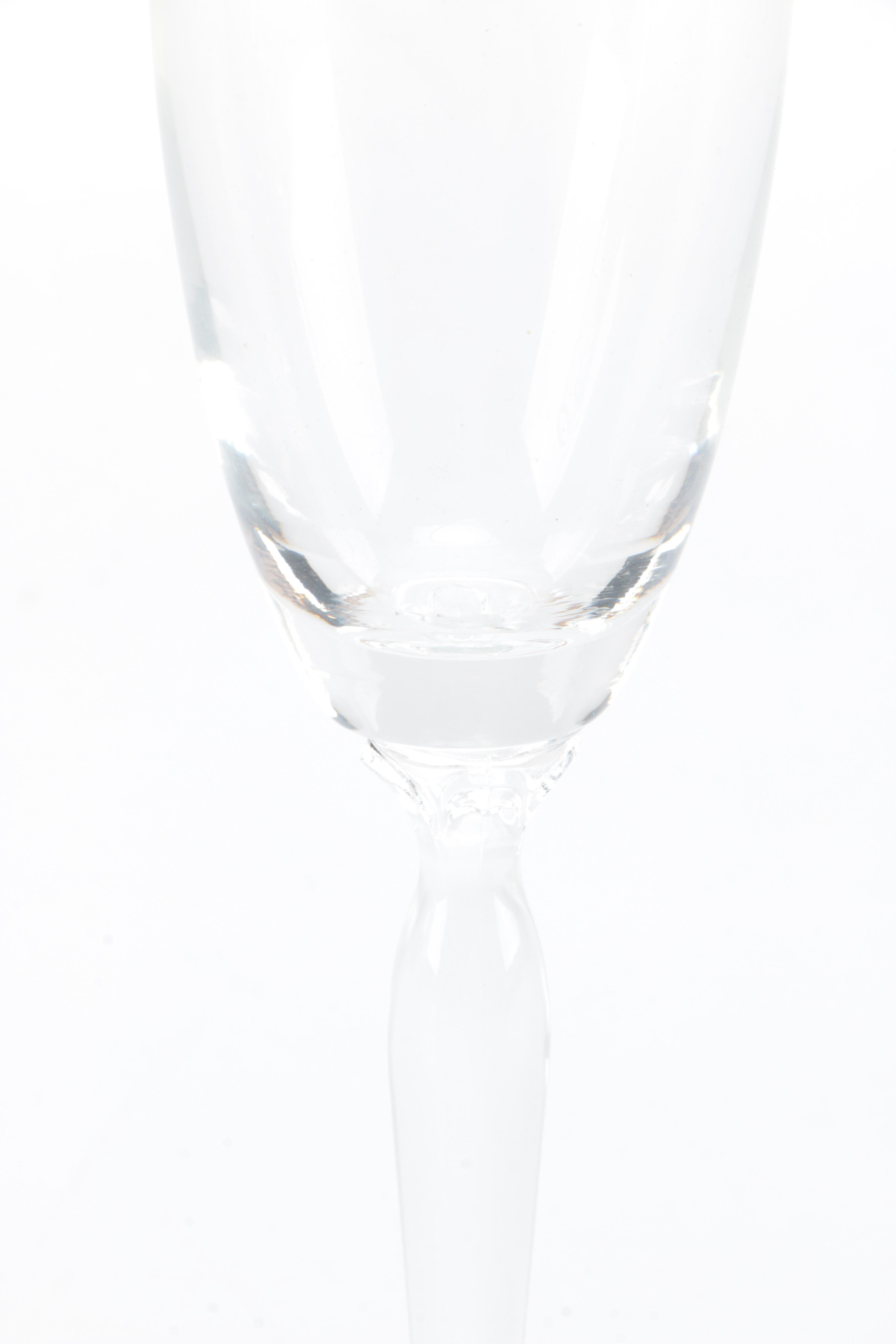 Flutes and Cordial Glassware Featuring Randy Strong