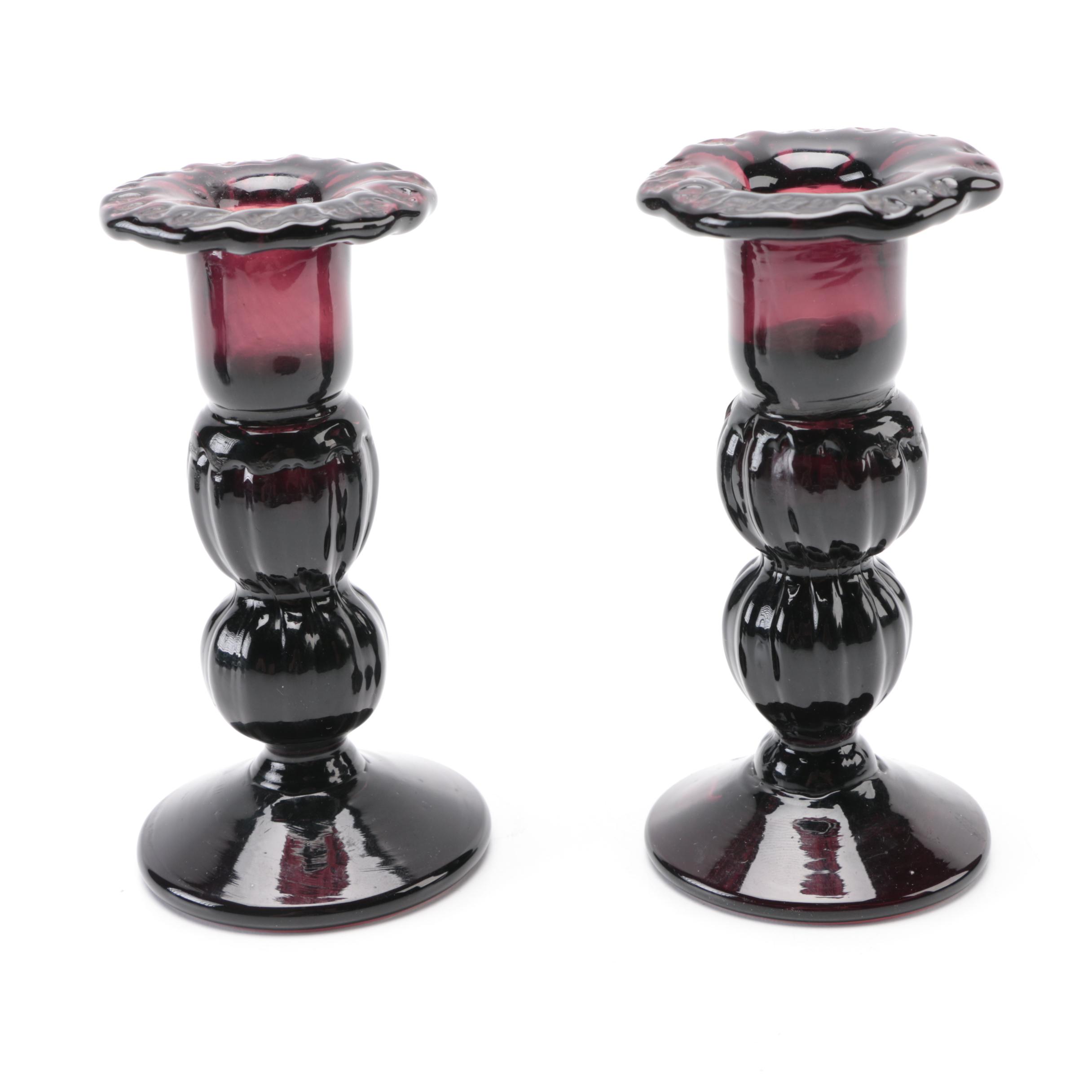 Amethyst Colored Decor, Trays, and Vases