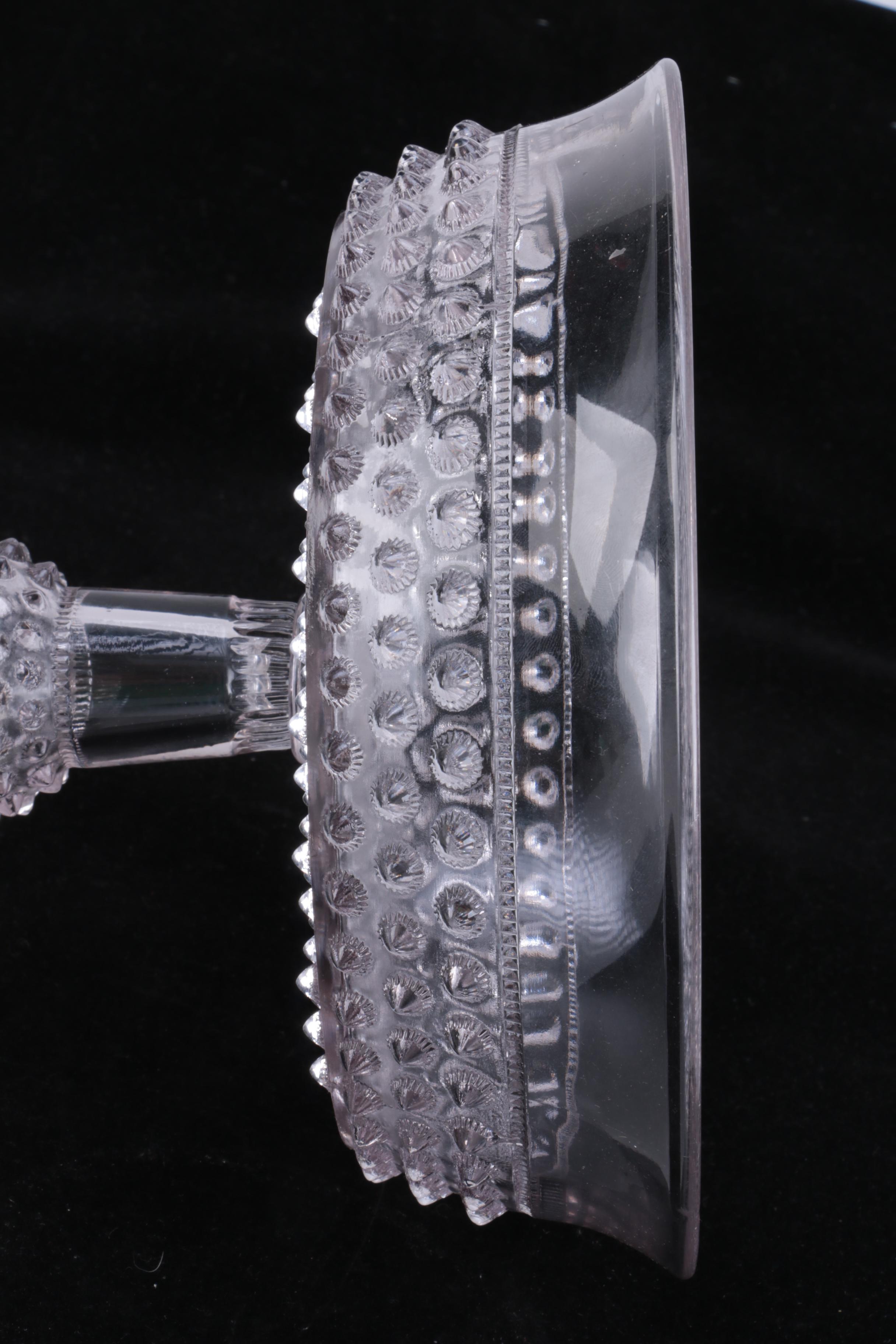 Pressed Glass Including Indiana Glass "Diamond Point"