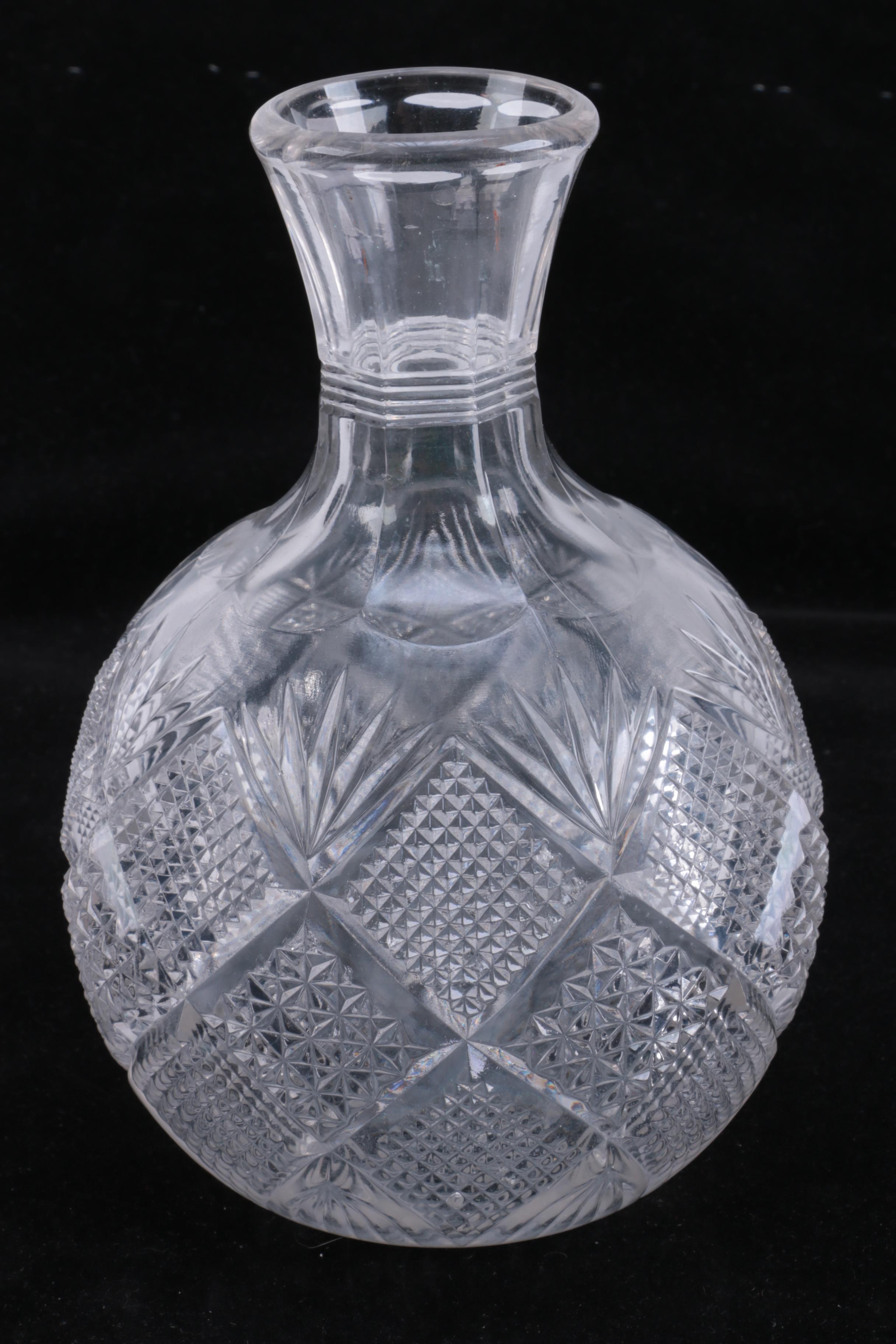 Pressed Glass Including Indiana Glass "Diamond Point"