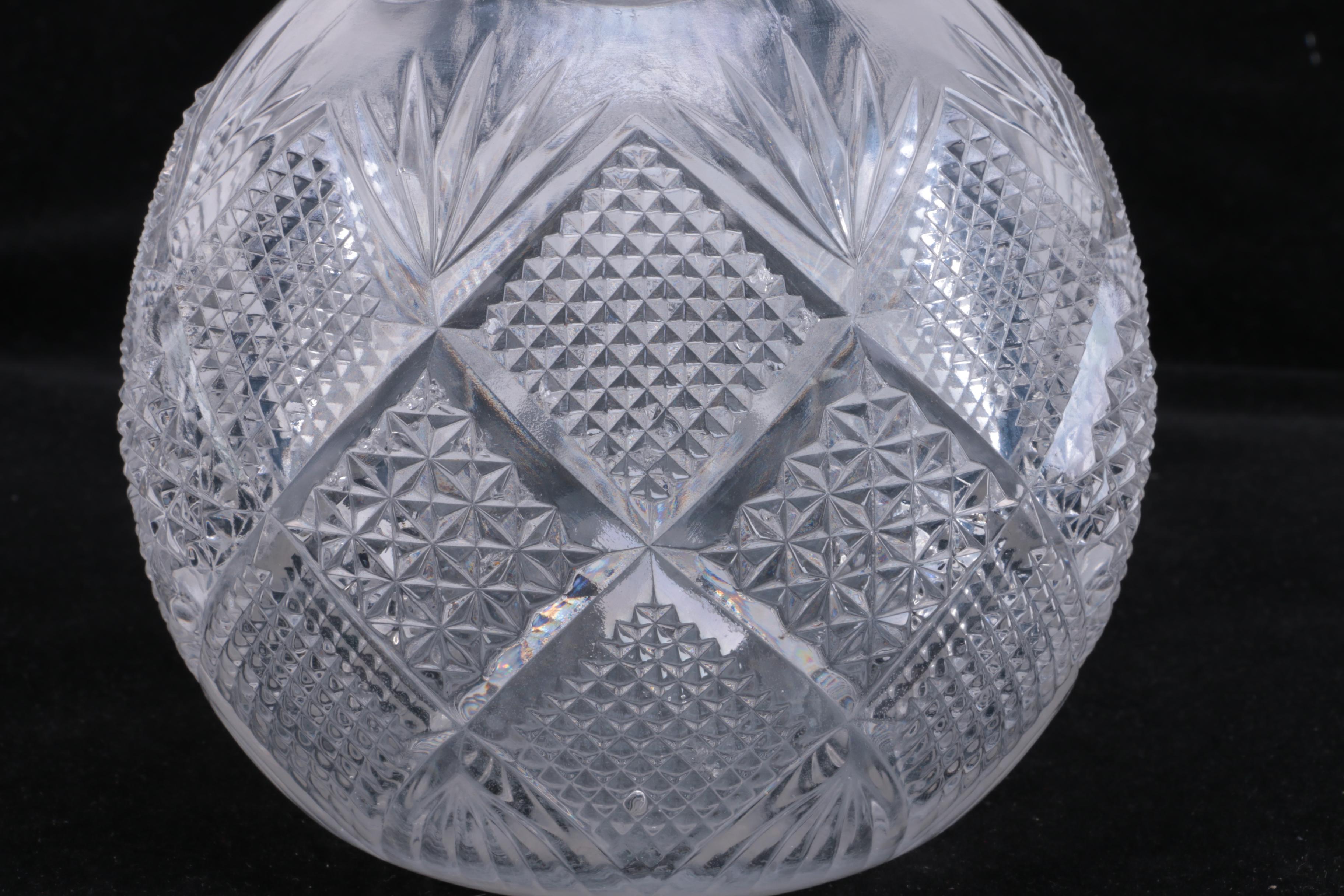 Pressed Glass Including Indiana Glass "Diamond Point"