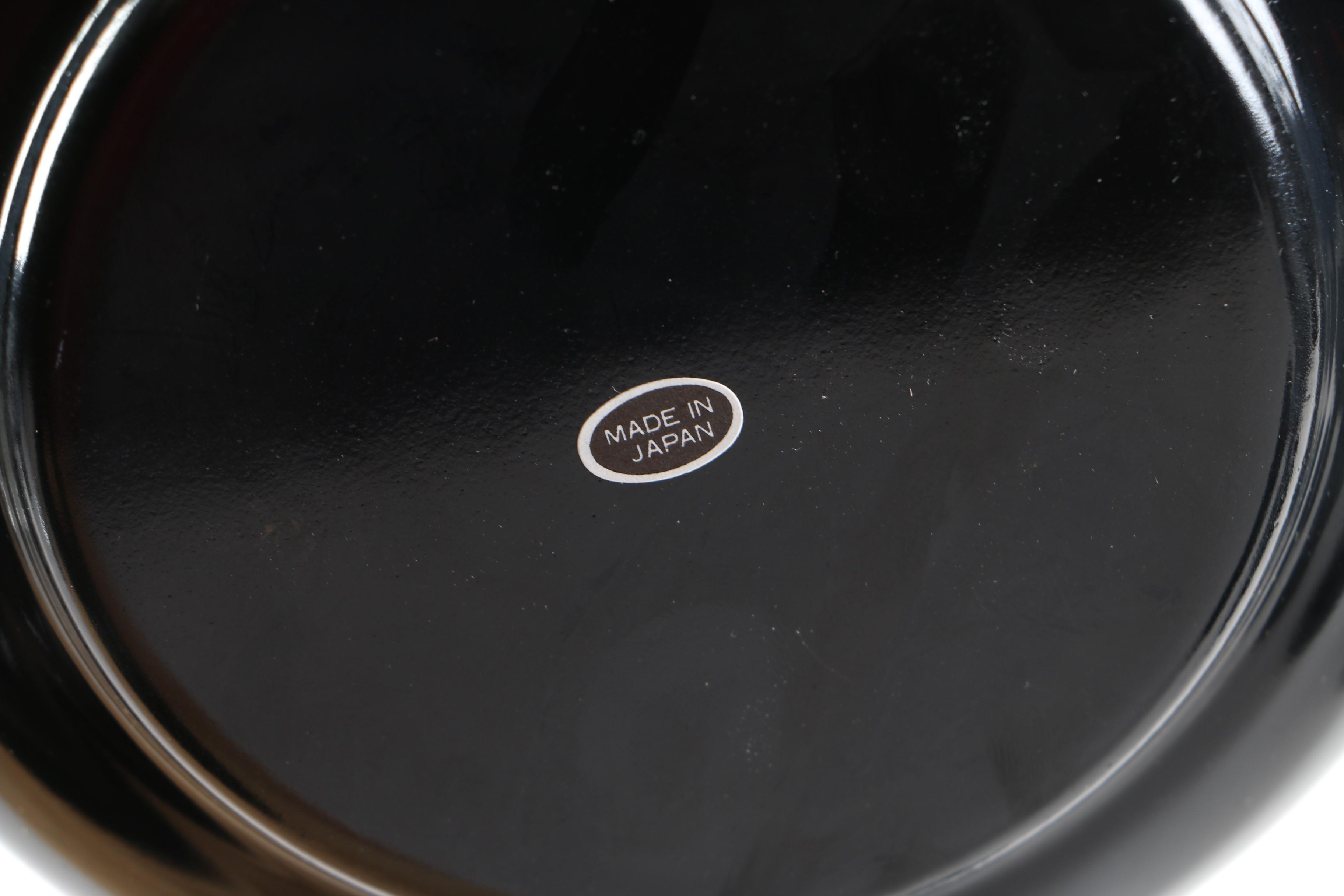 Ceramic and Wooden Fondue Set