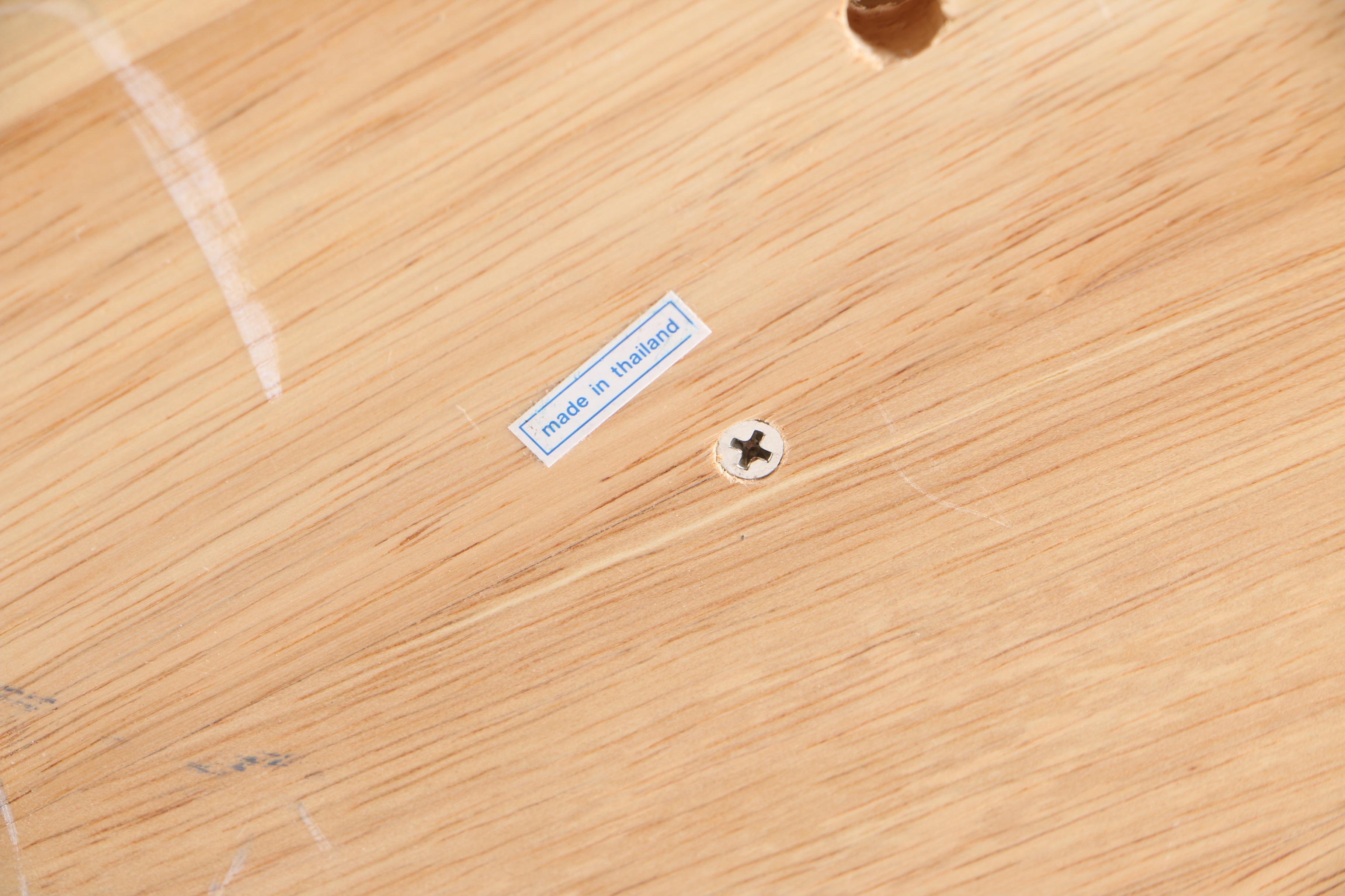 Ceramic and Wooden Fondue Set