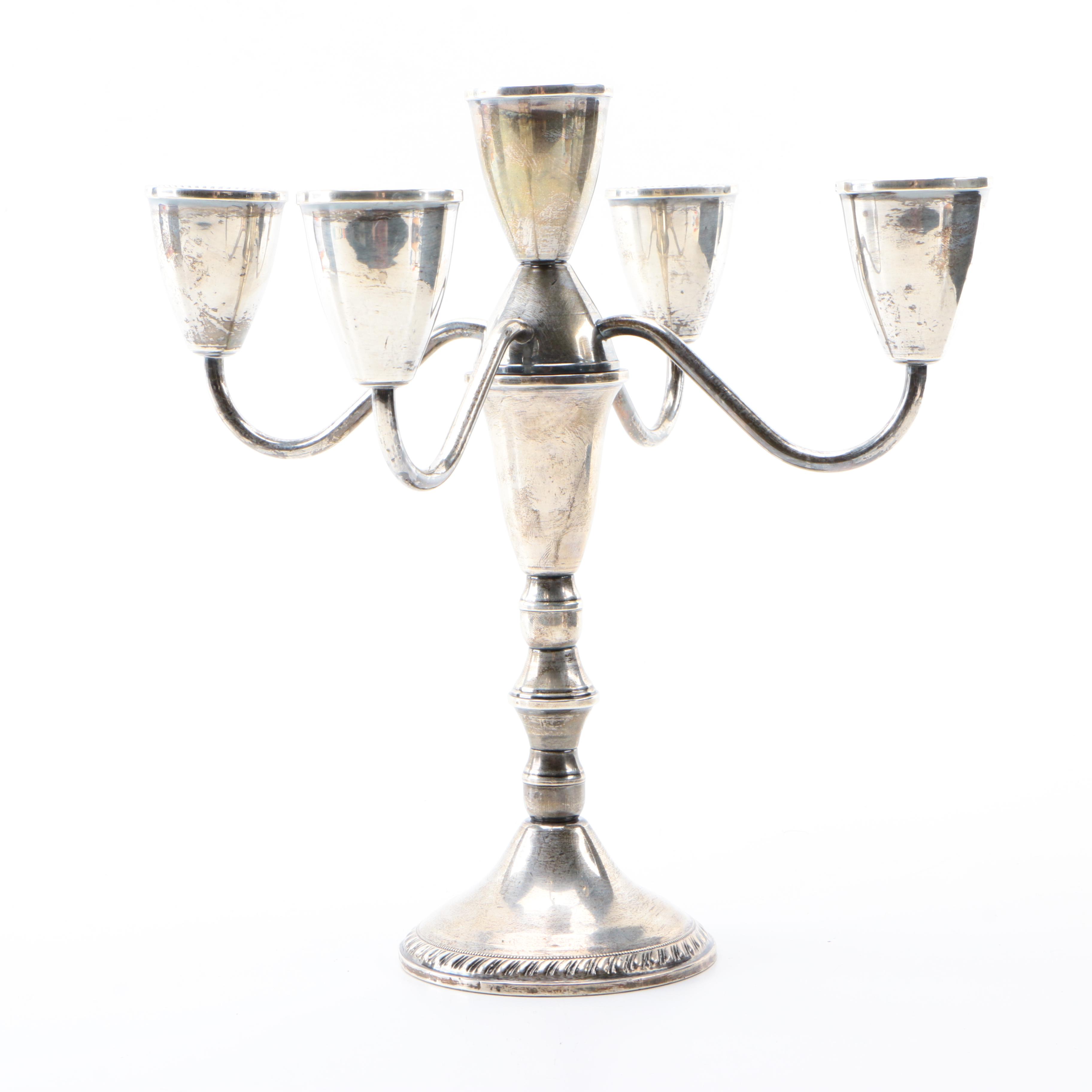 Mid-Century Duchin Creation Weighted Sterling Silver Candelabra