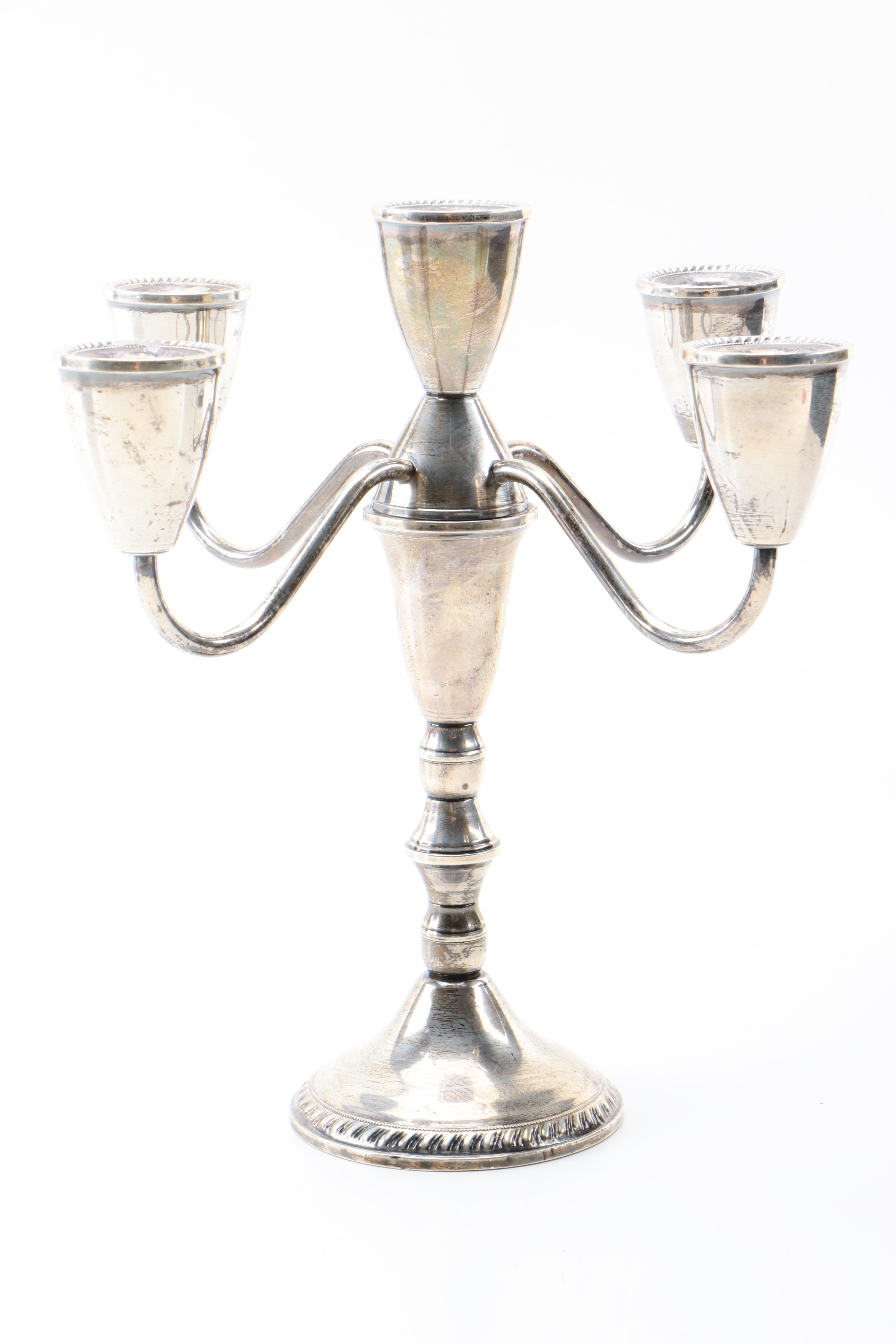 Mid-Century Duchin Creation Weighted Sterling Silver Candelabra