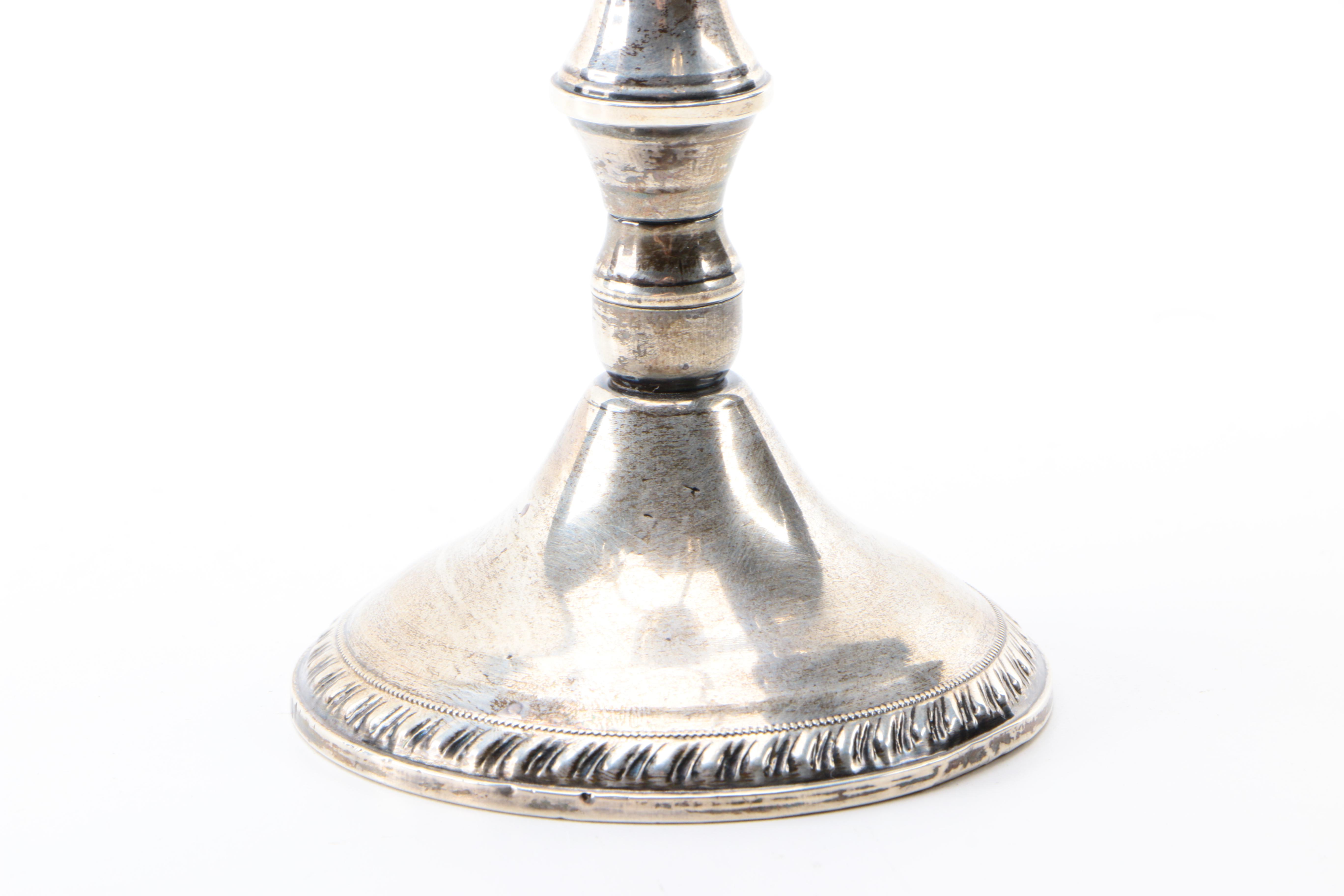 Mid-Century Duchin Creation Weighted Sterling Silver Candelabra