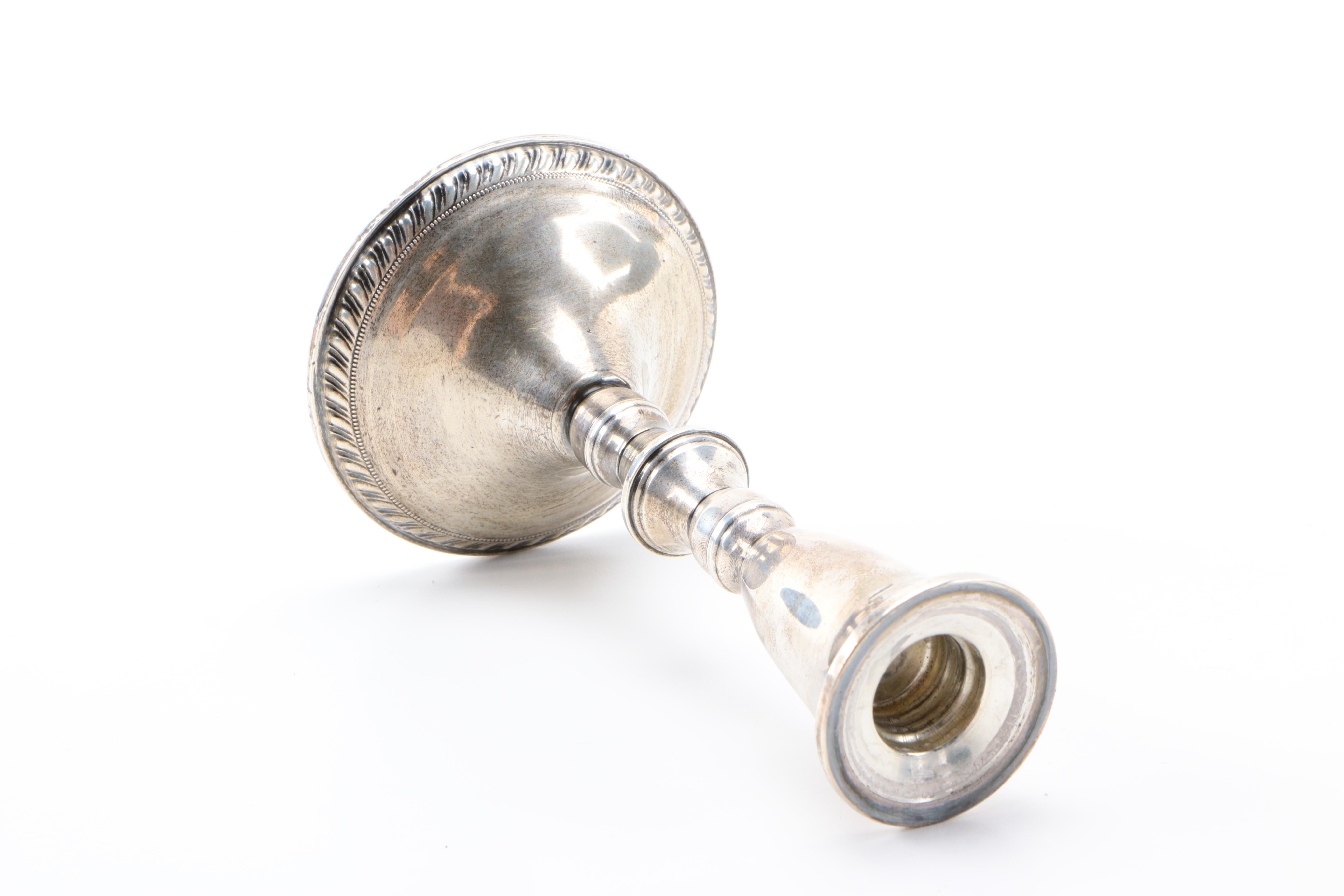 Mid-Century Duchin Creation Weighted Sterling Silver Candelabra