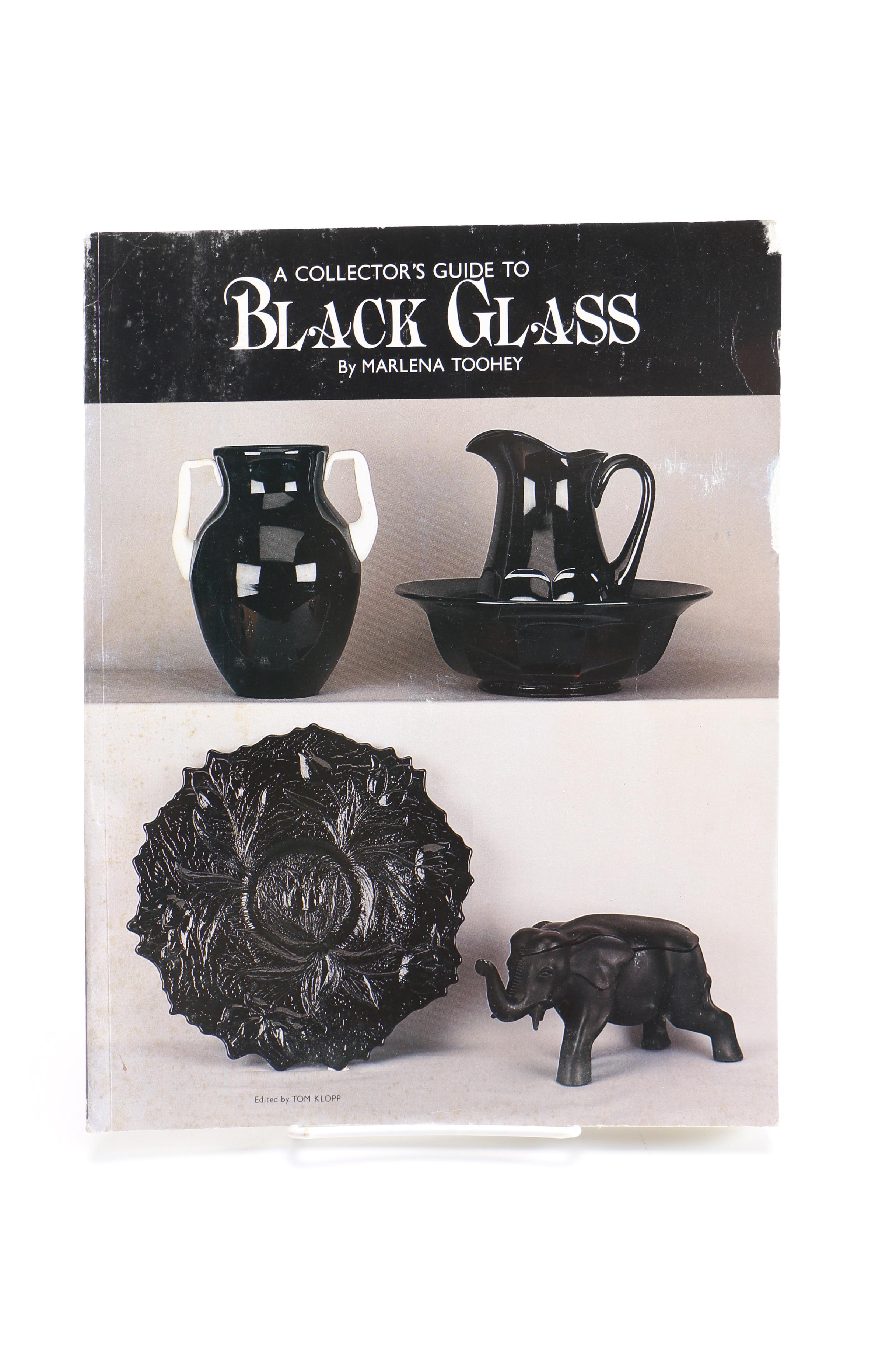 Vintage Black Amethyst Glassware Grouping
