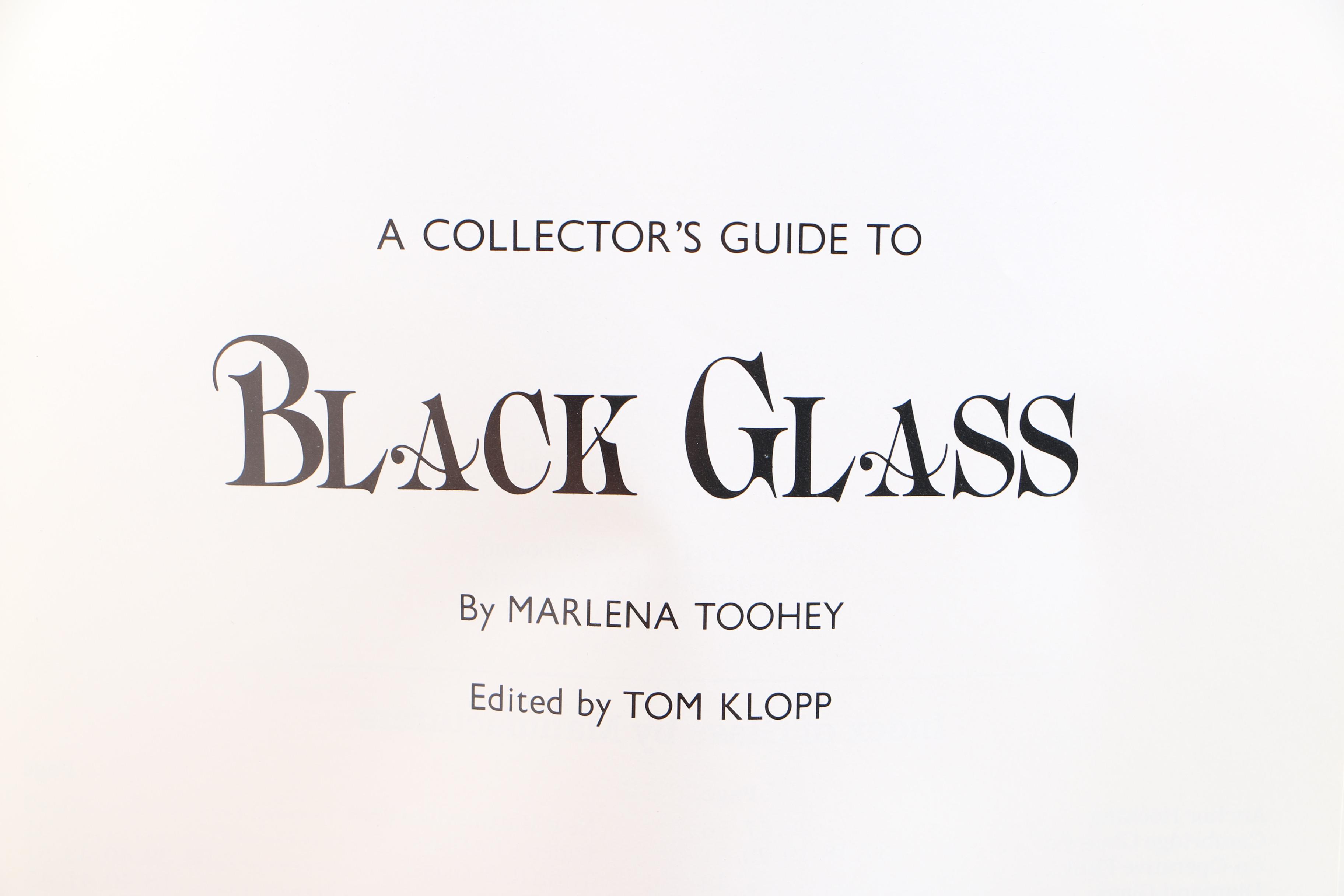 Vintage Black Amethyst Glassware Grouping