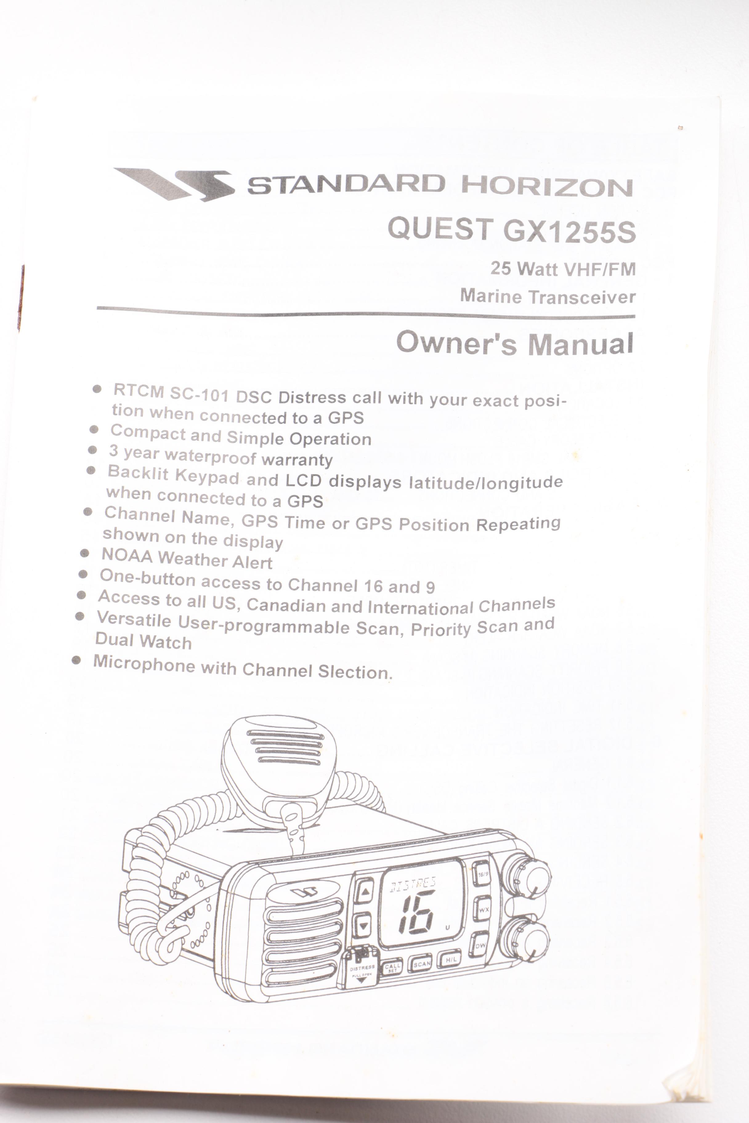 Stand Horizon Marine Transceiver