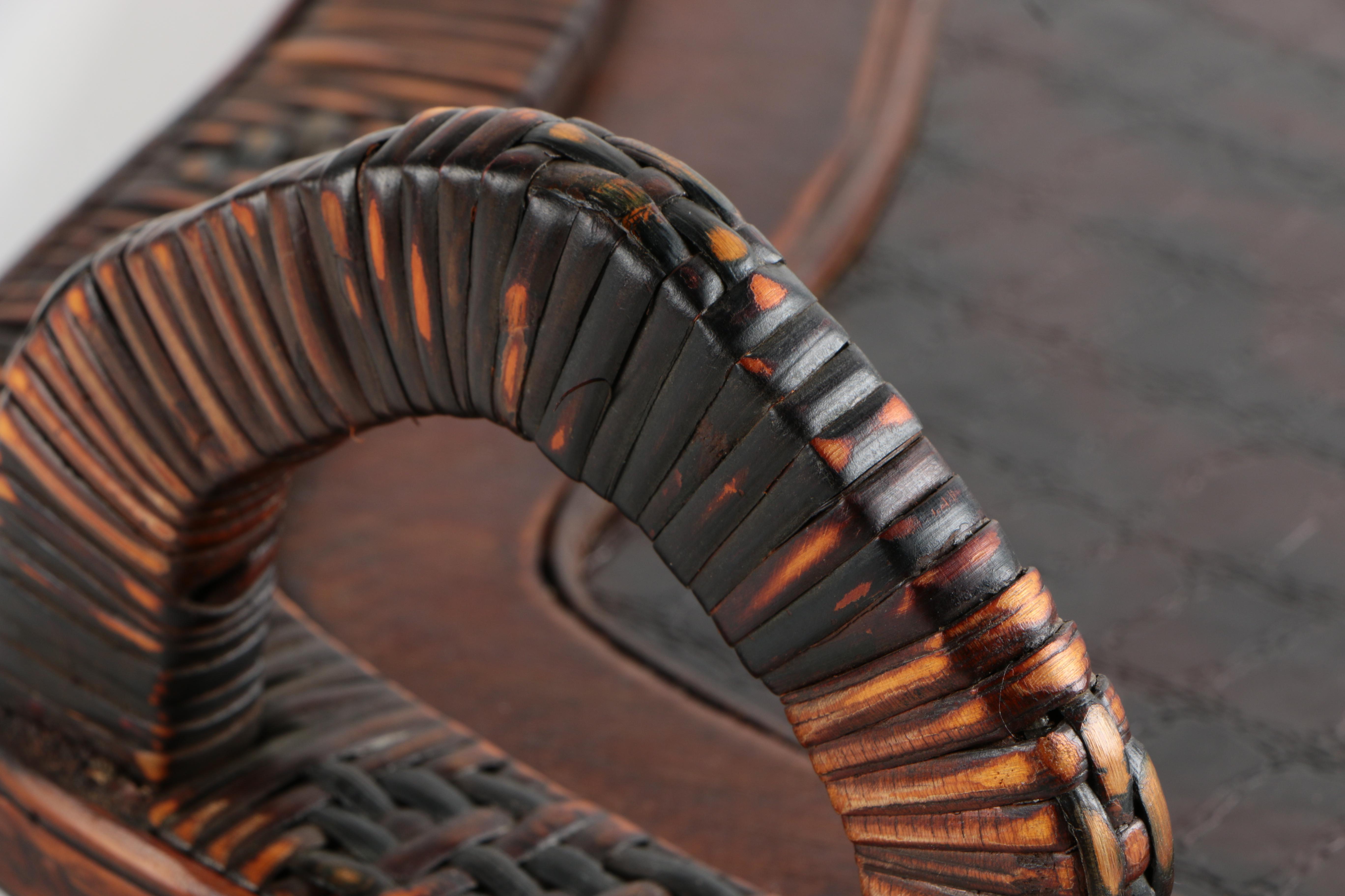 Wood Trays with Carved Designs