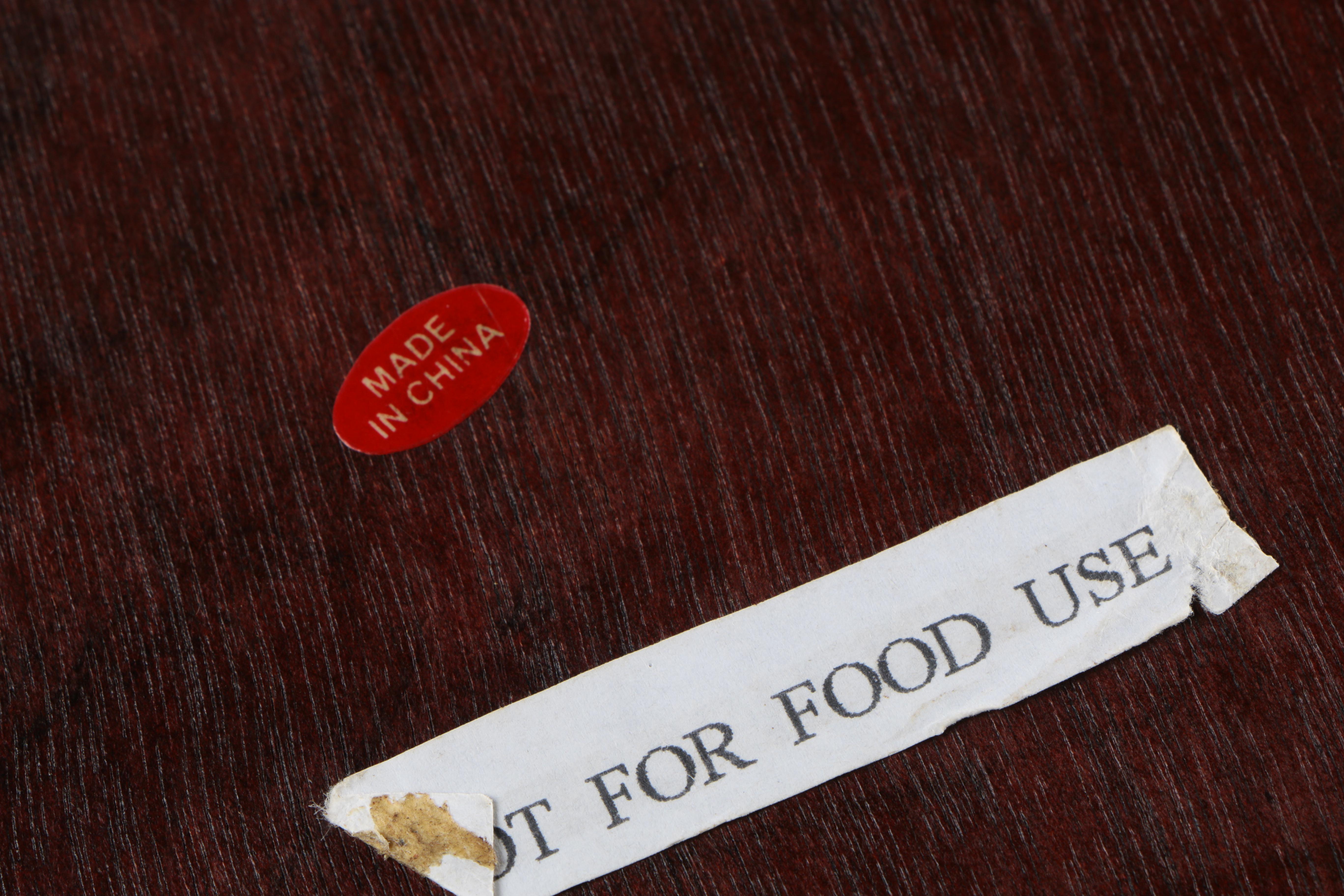 Wood Trays with Carved Designs