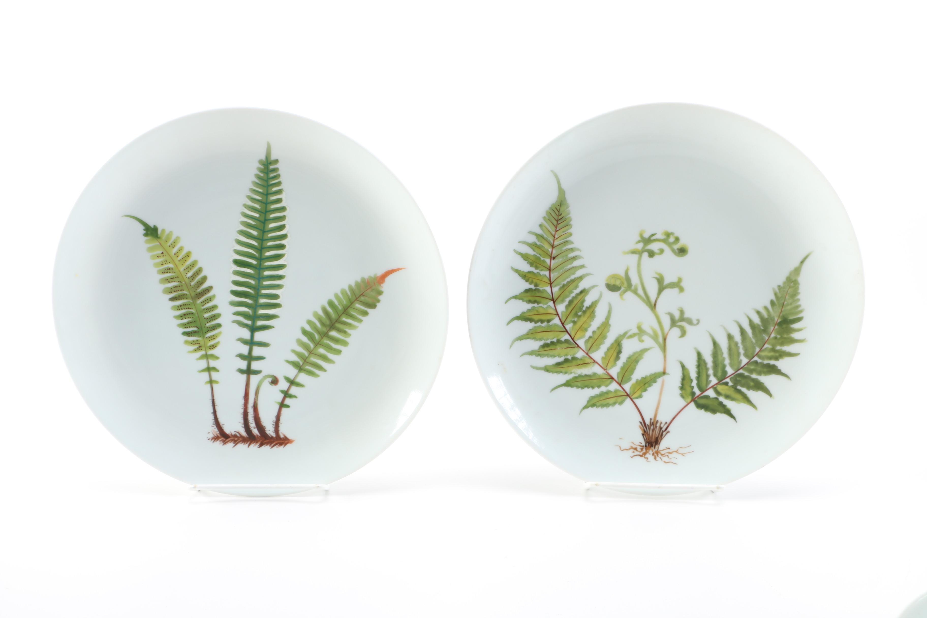 Plant Design Dinner Size Plates