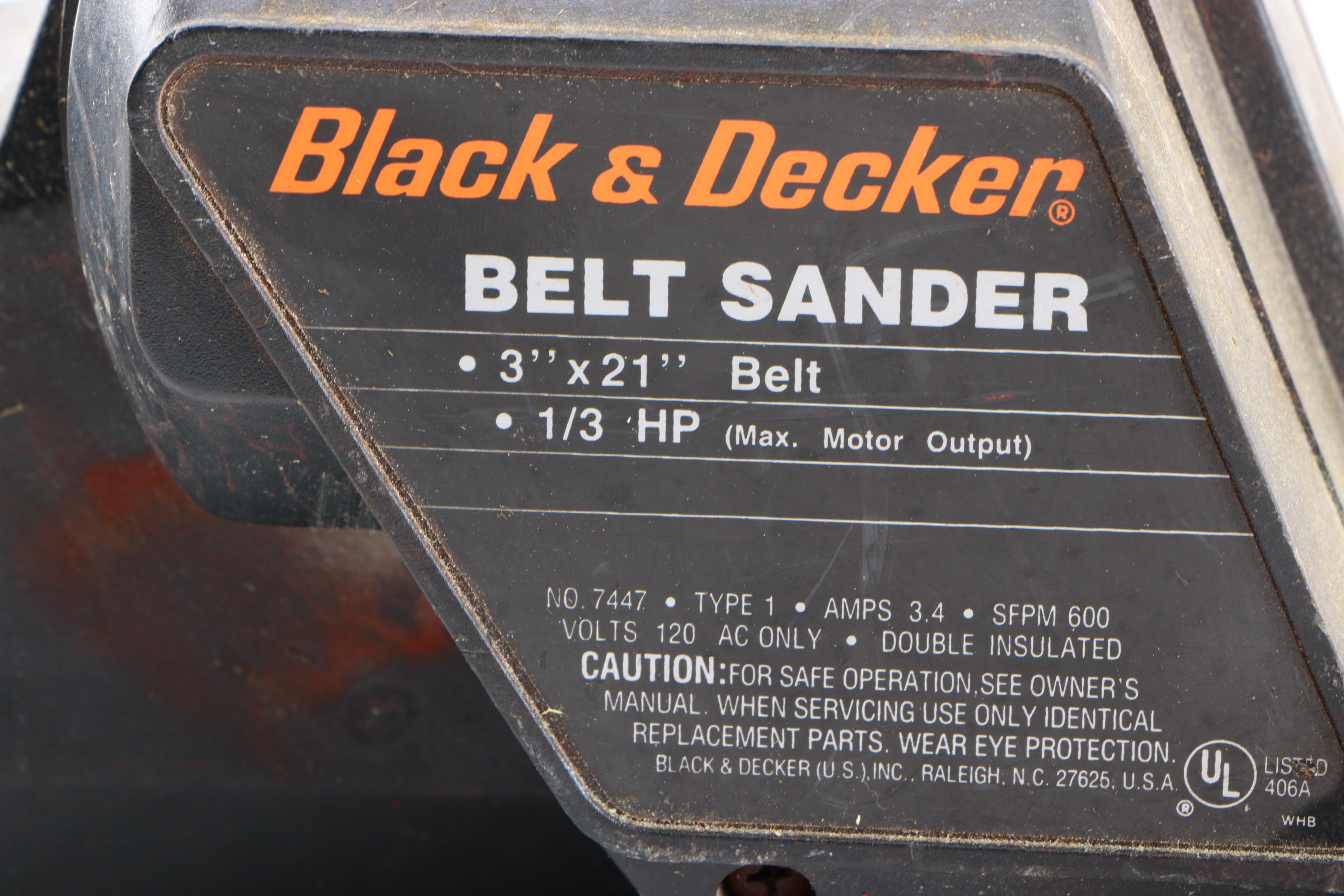 Black and Decker Belt Sander
