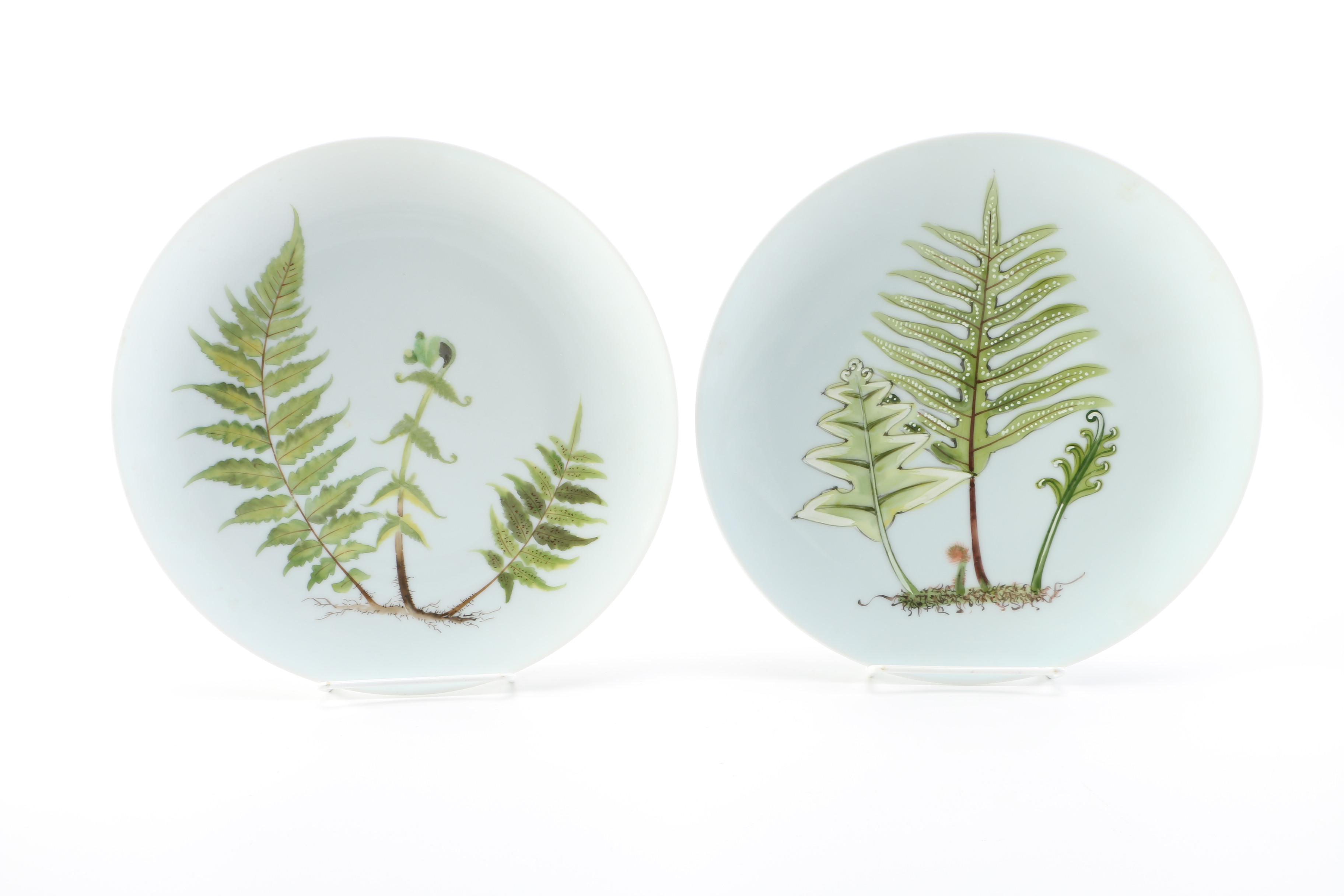 Plant Design Dinner Size Plates