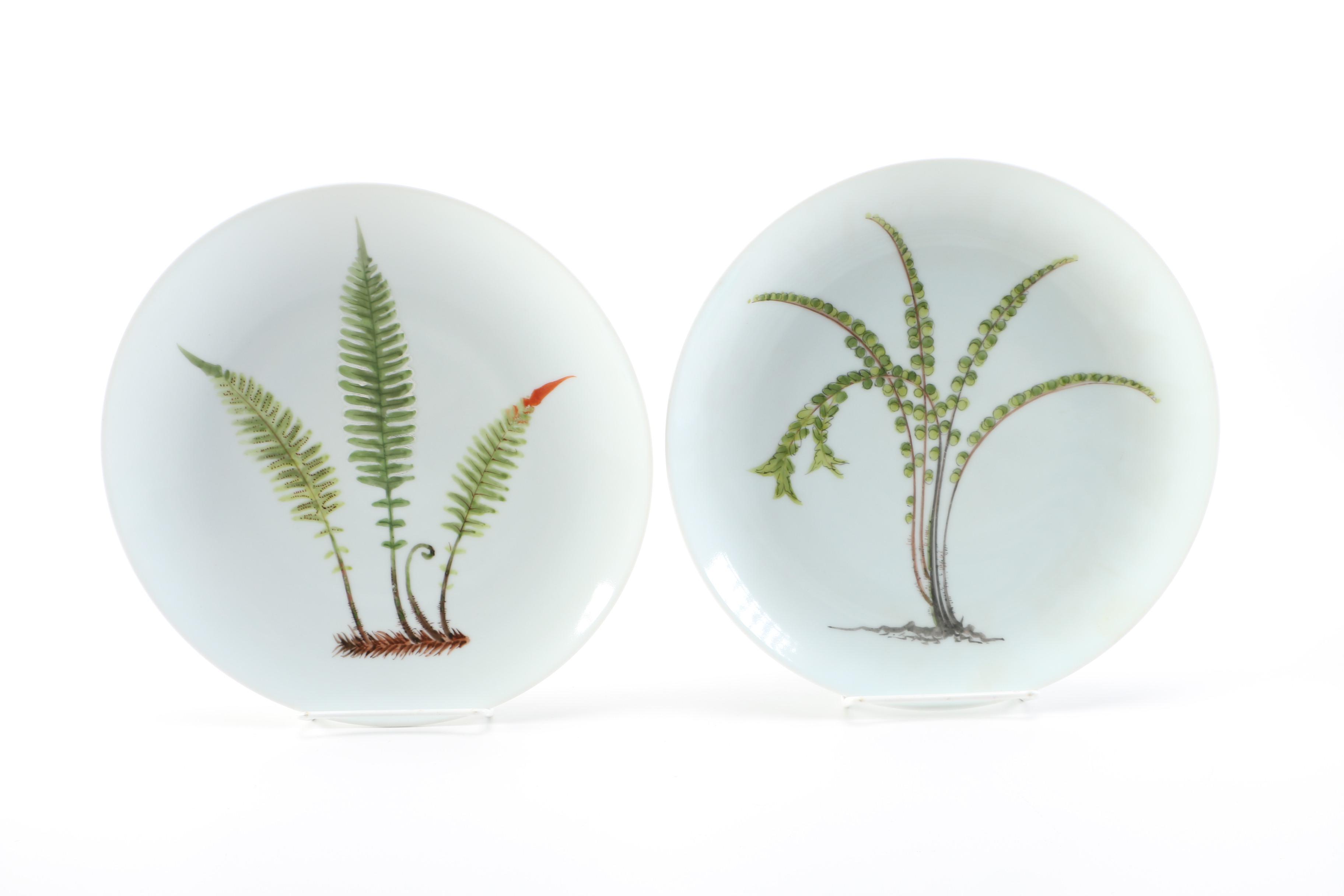 Plant Design Dinner Size Plates