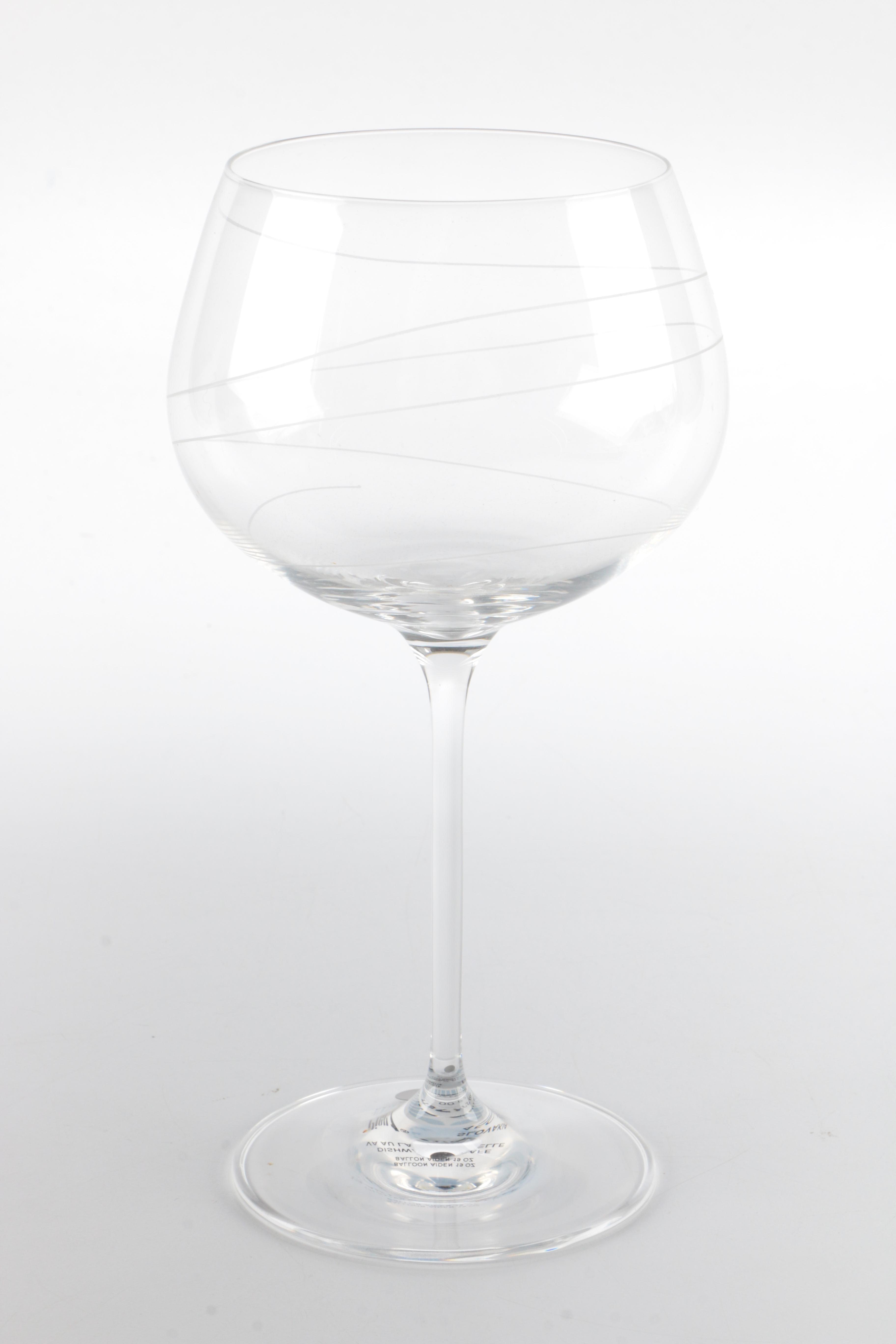 Assorted Clear Wine Glasses