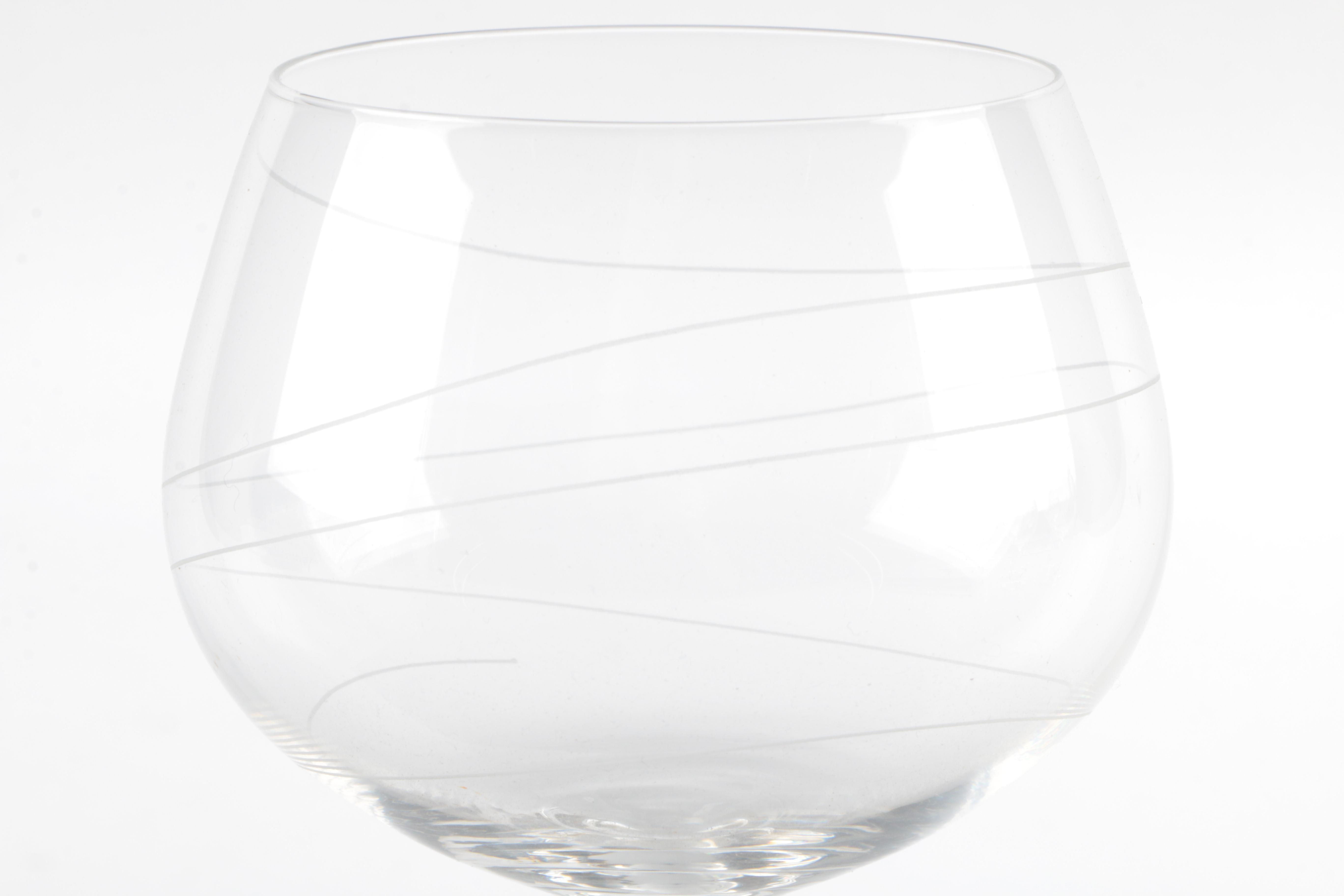 Assorted Clear Wine Glasses
