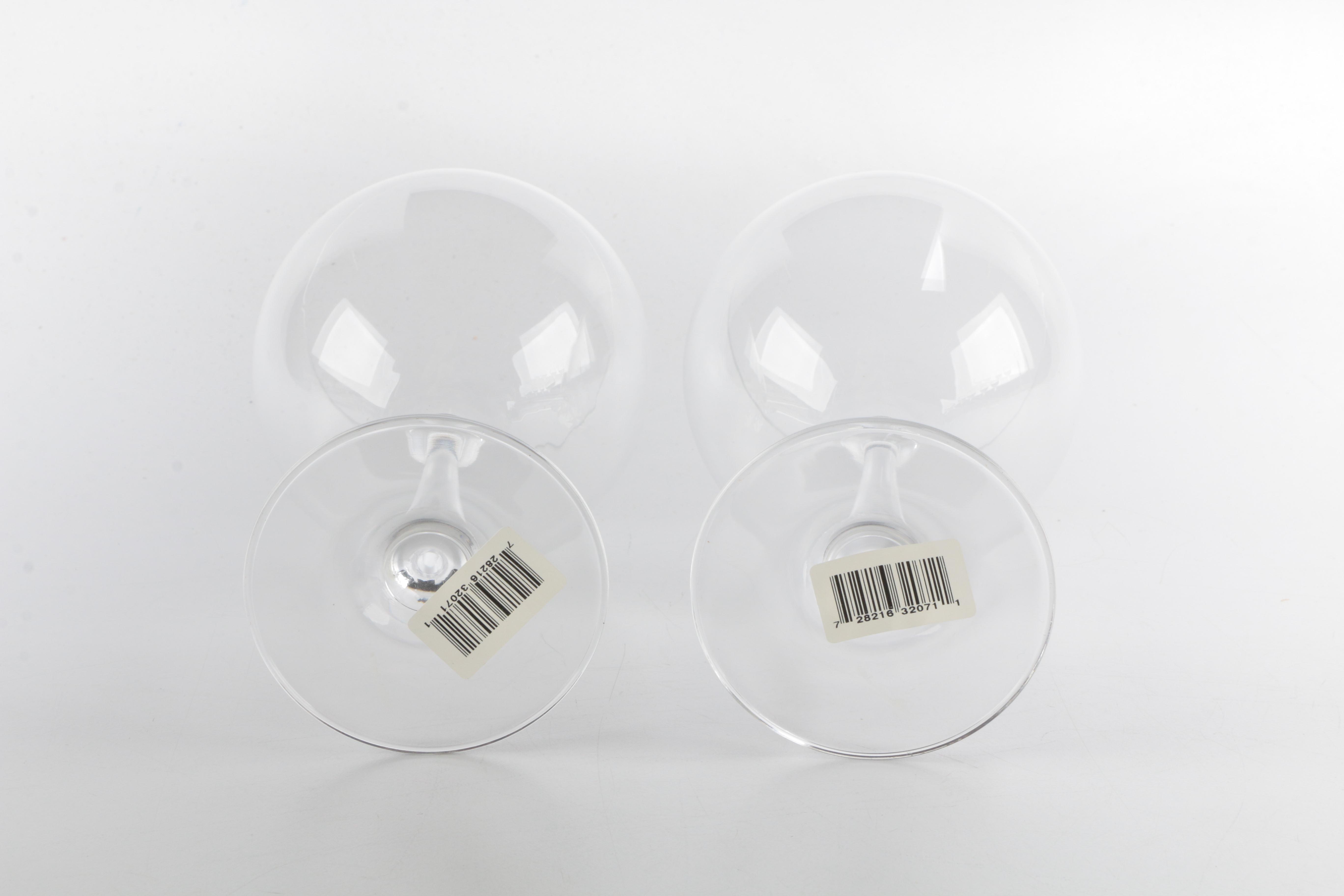 Assorted Clear Wine Glasses