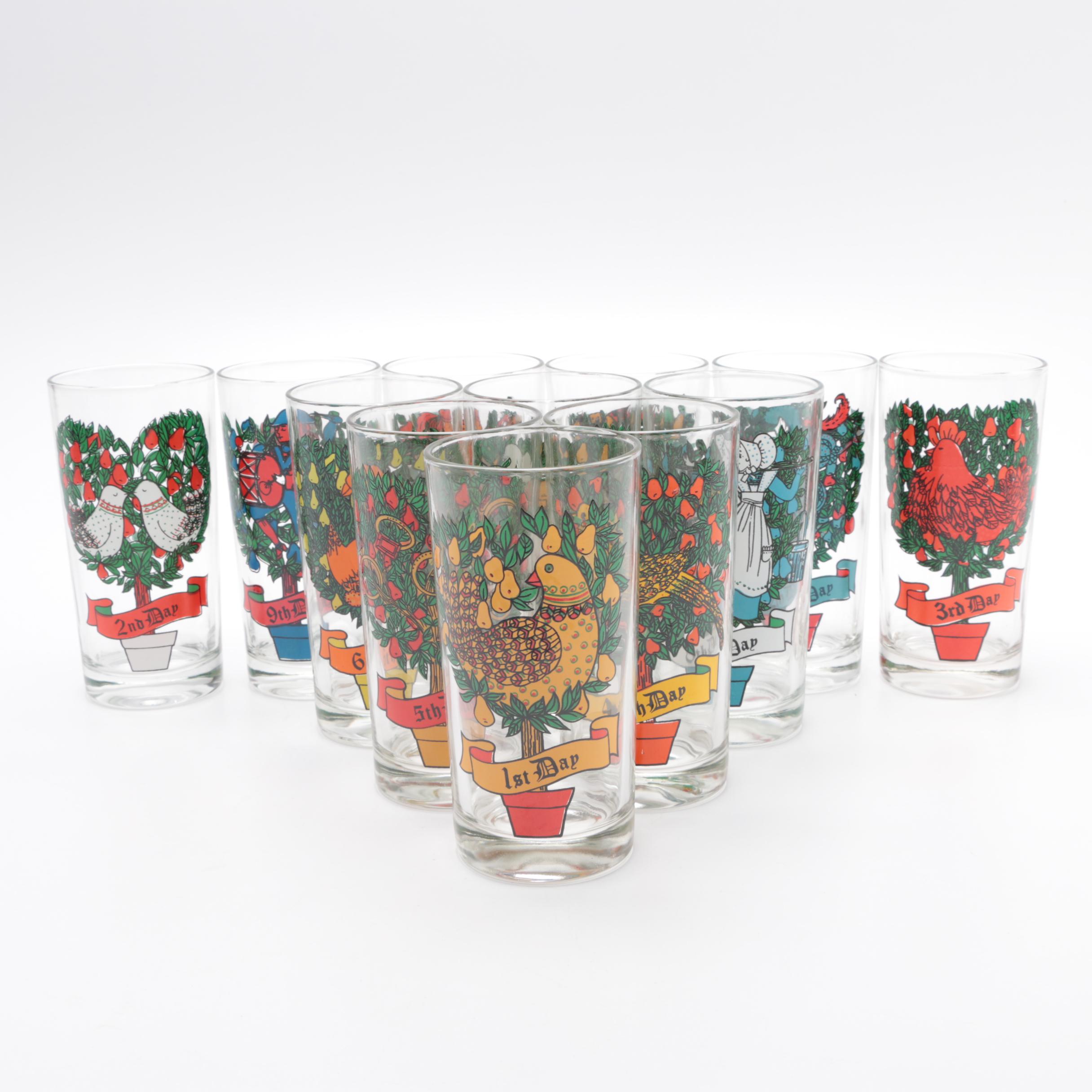 "12 Days of Christmas" Glass Collection