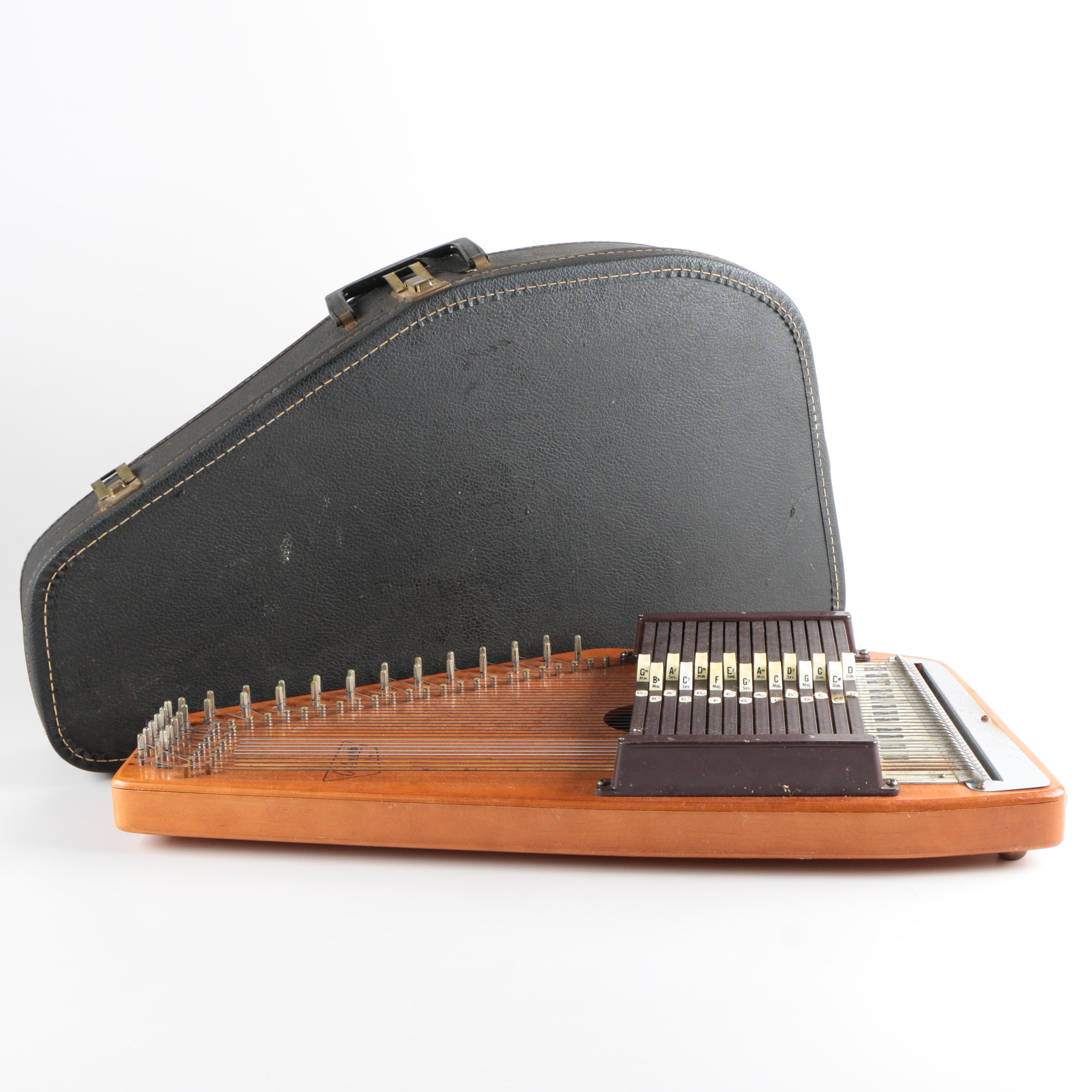 Oscar Schmidt Autoharp and Case