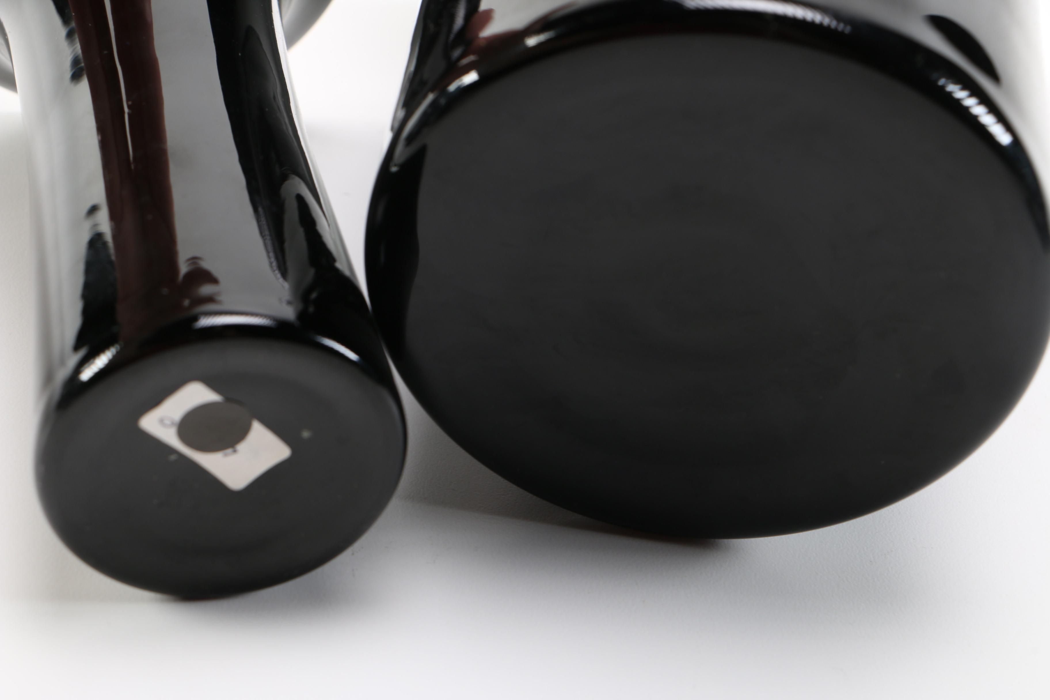 Vintage Black Amethyst Glassware