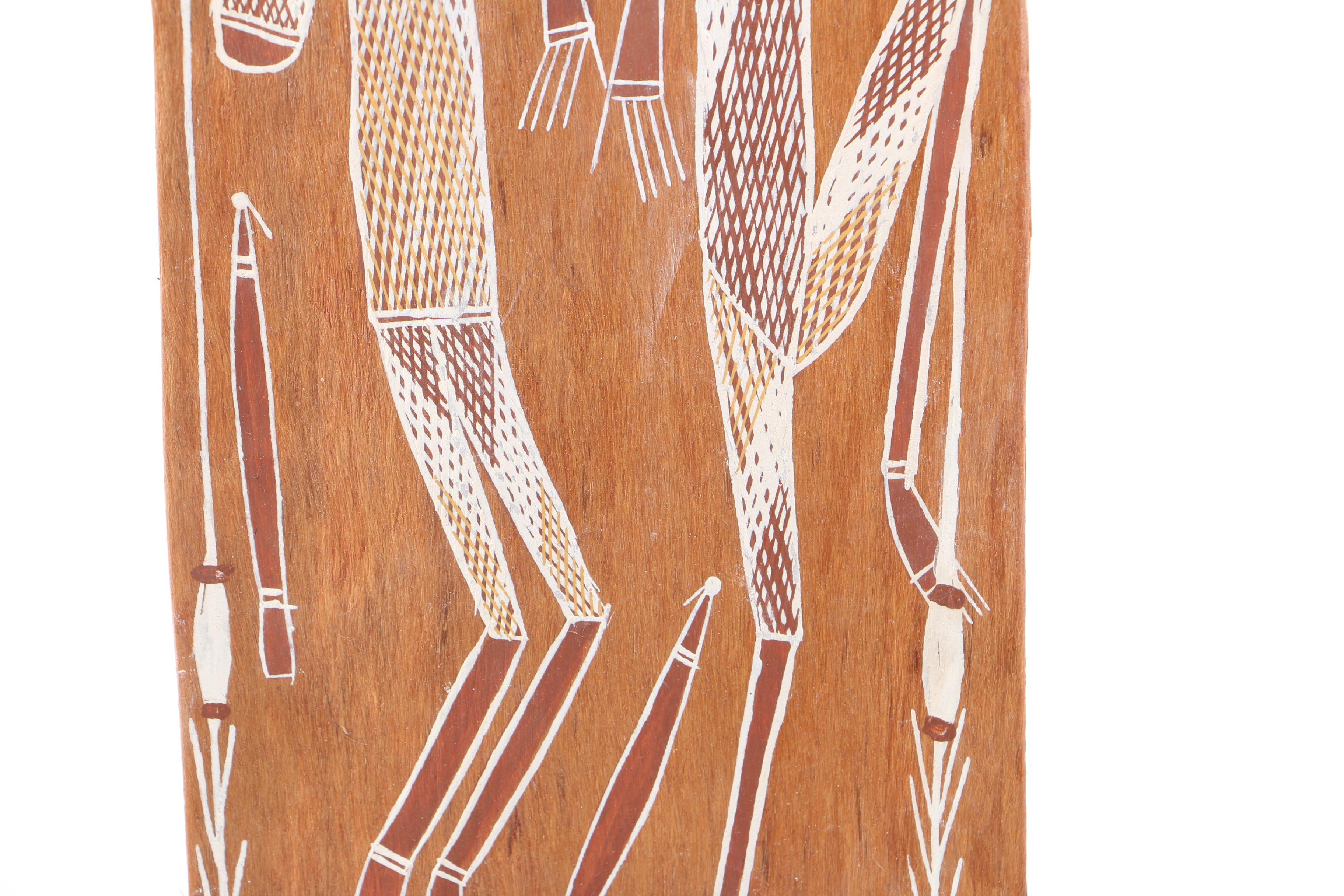 Western Arnhem Bark Painting by Larry Nalorlman