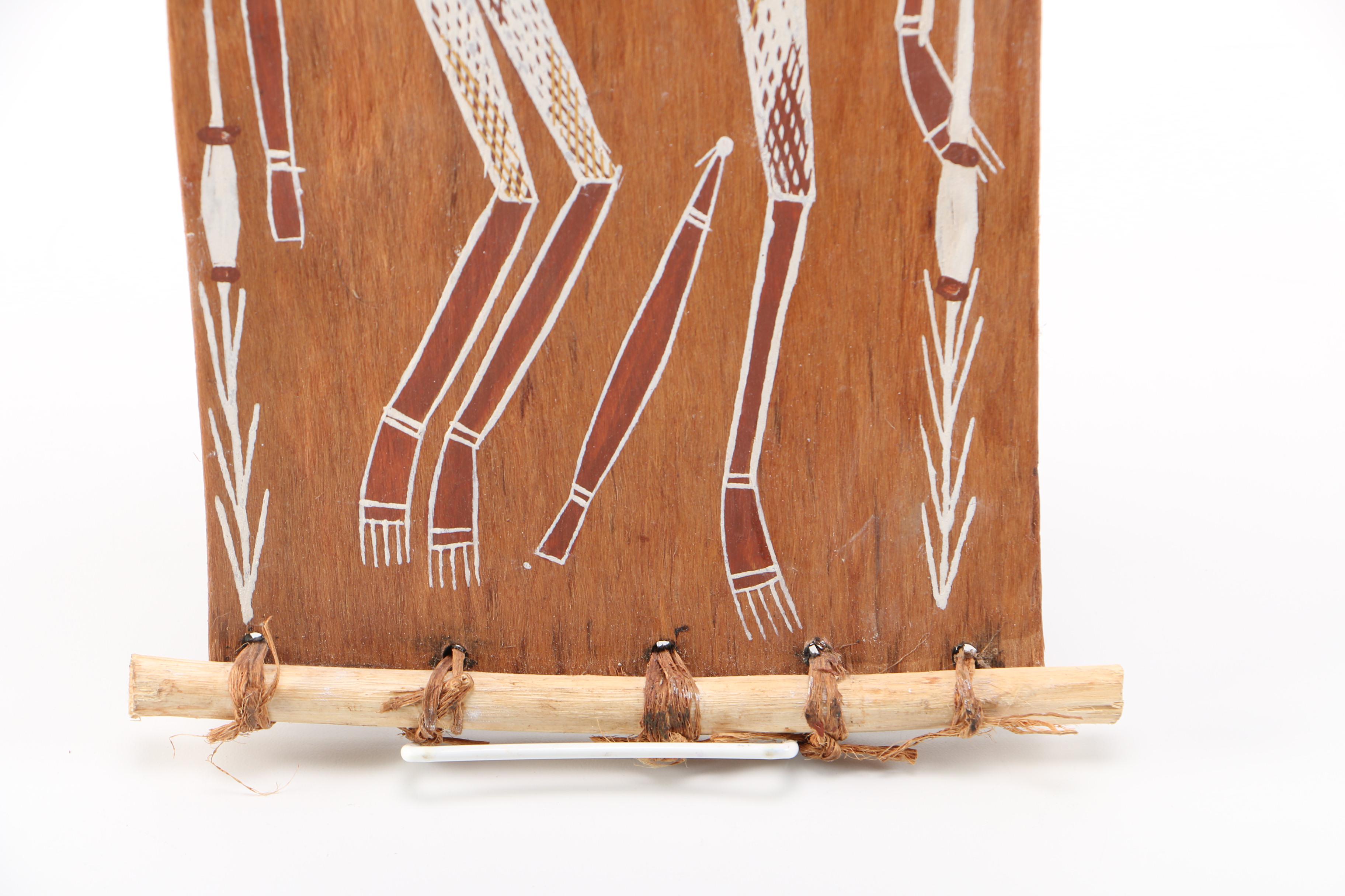 Western Arnhem Bark Painting by Larry Nalorlman