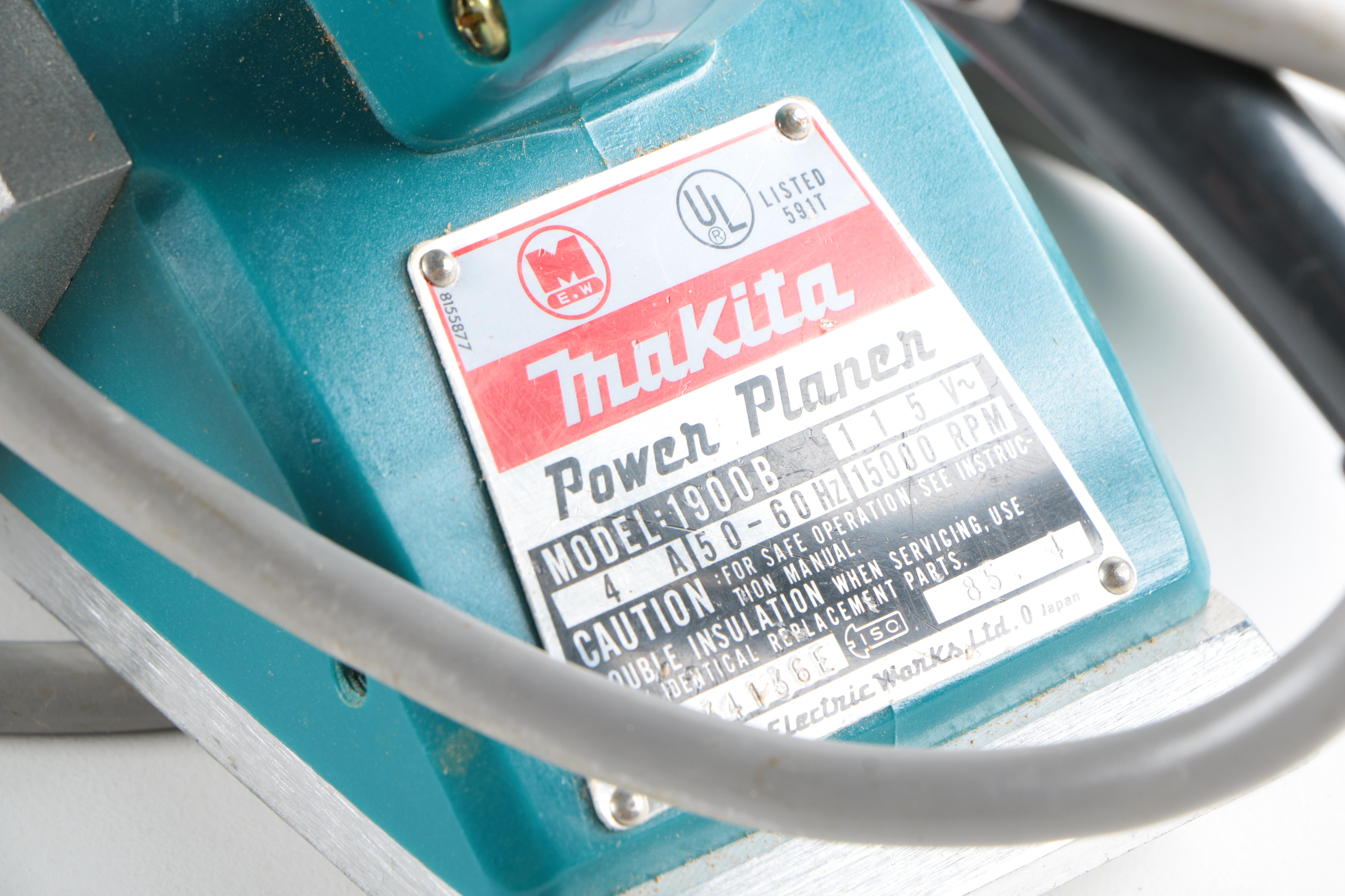 Makita Power Jig Saw and Planer