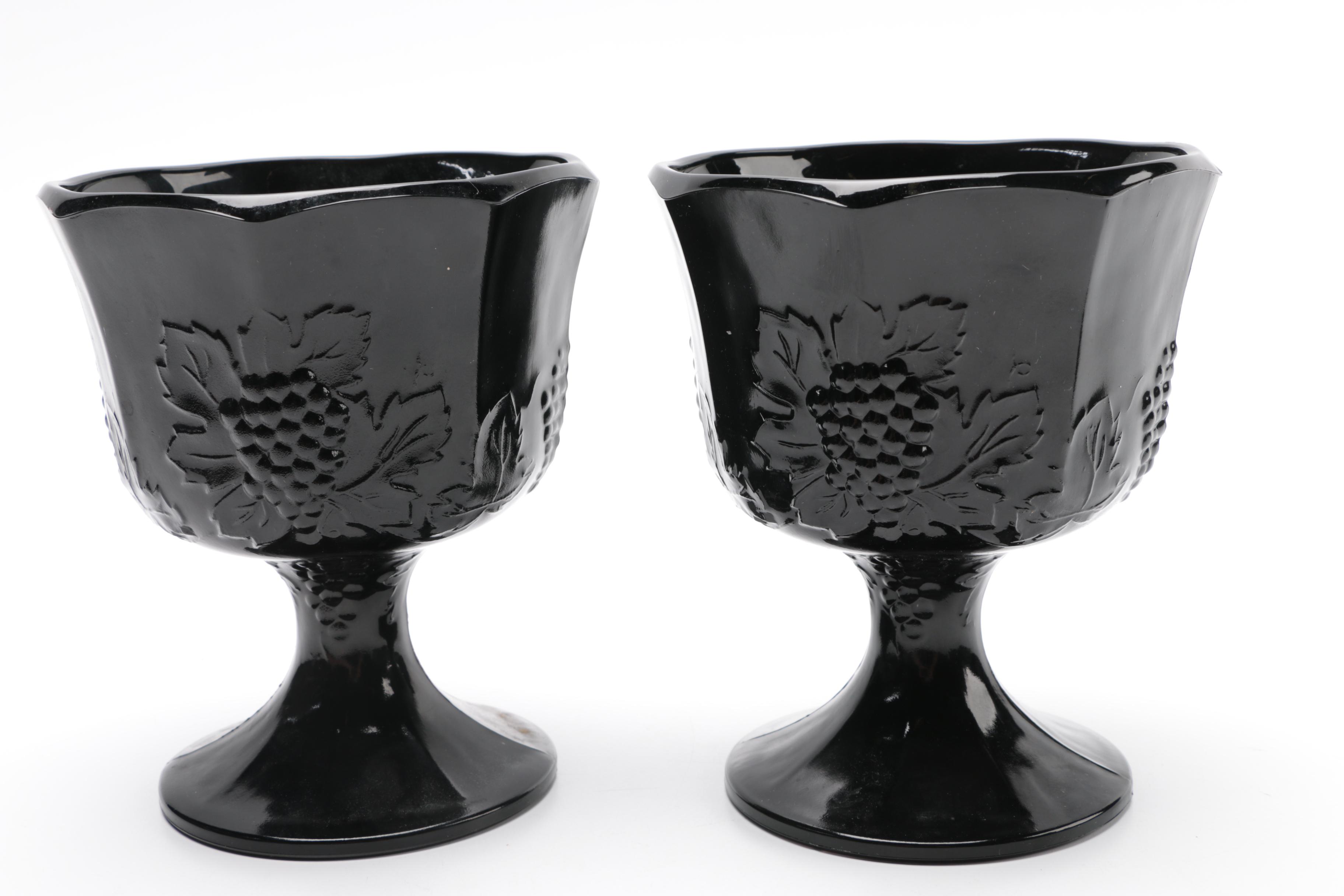 Tiara Exclusives Black Amethyst Glass C.1970's