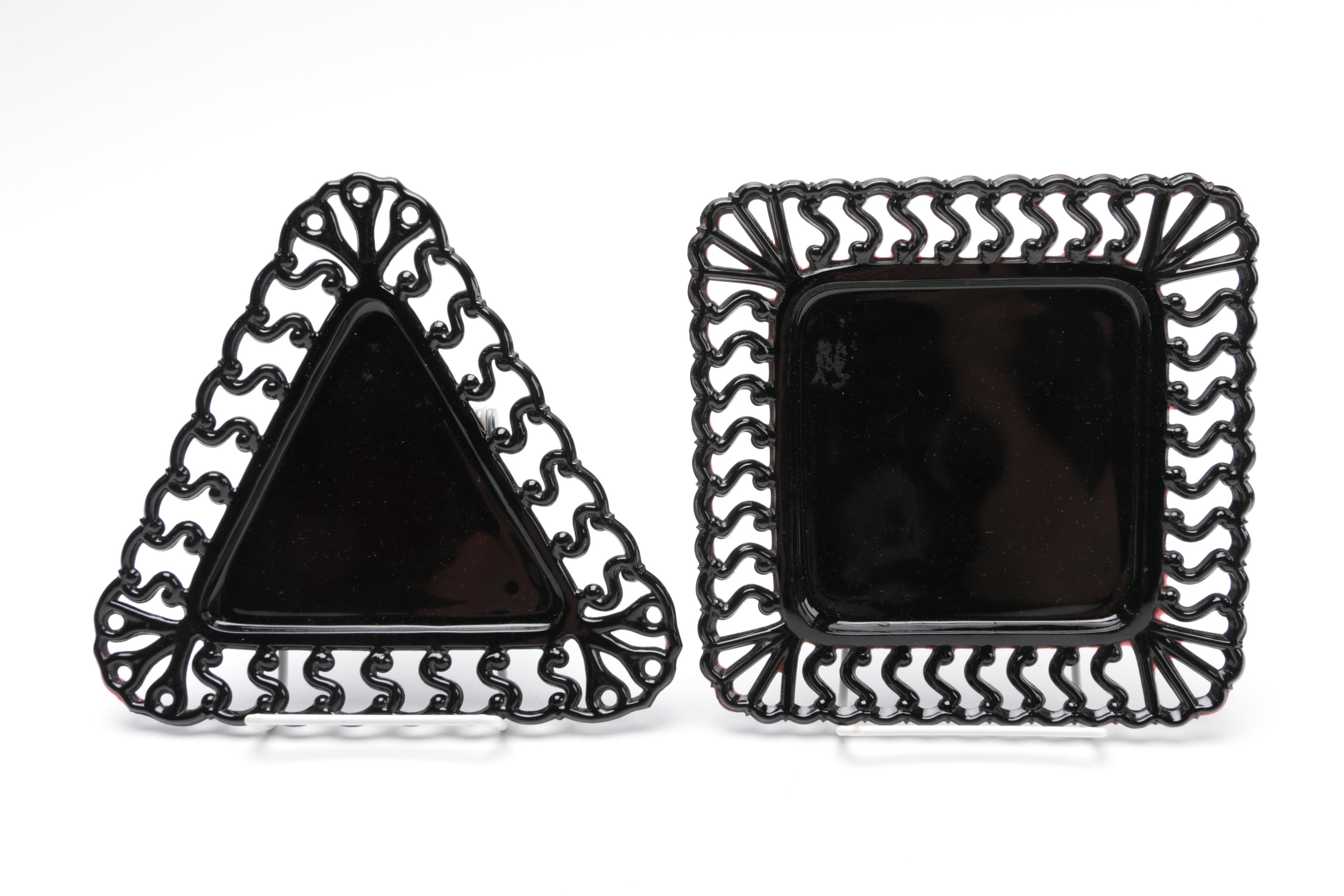 Tiara Exclusives Black Amethyst Glass C.1970's