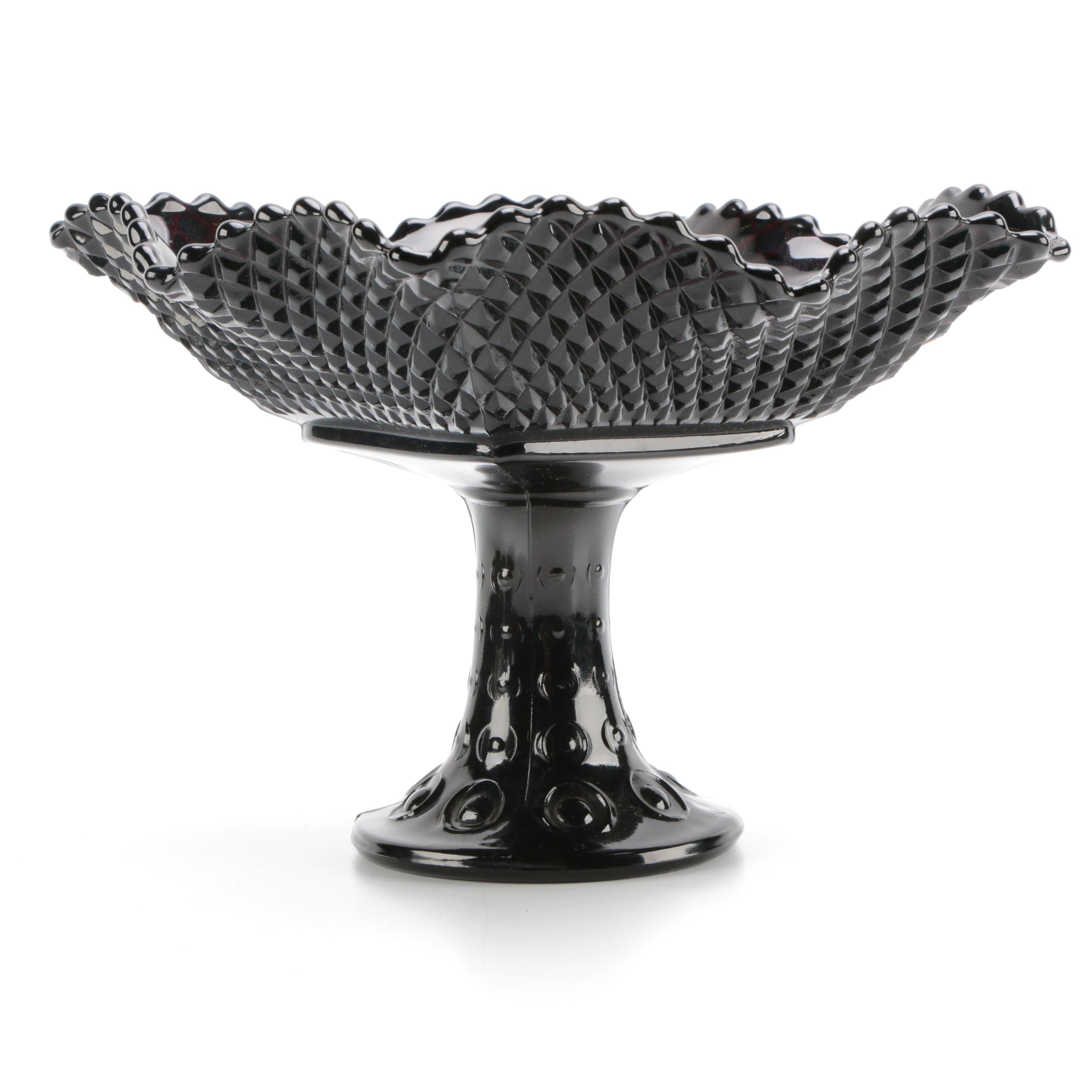 Tiara Exclusives Black Amethyst Glass Circa 1970