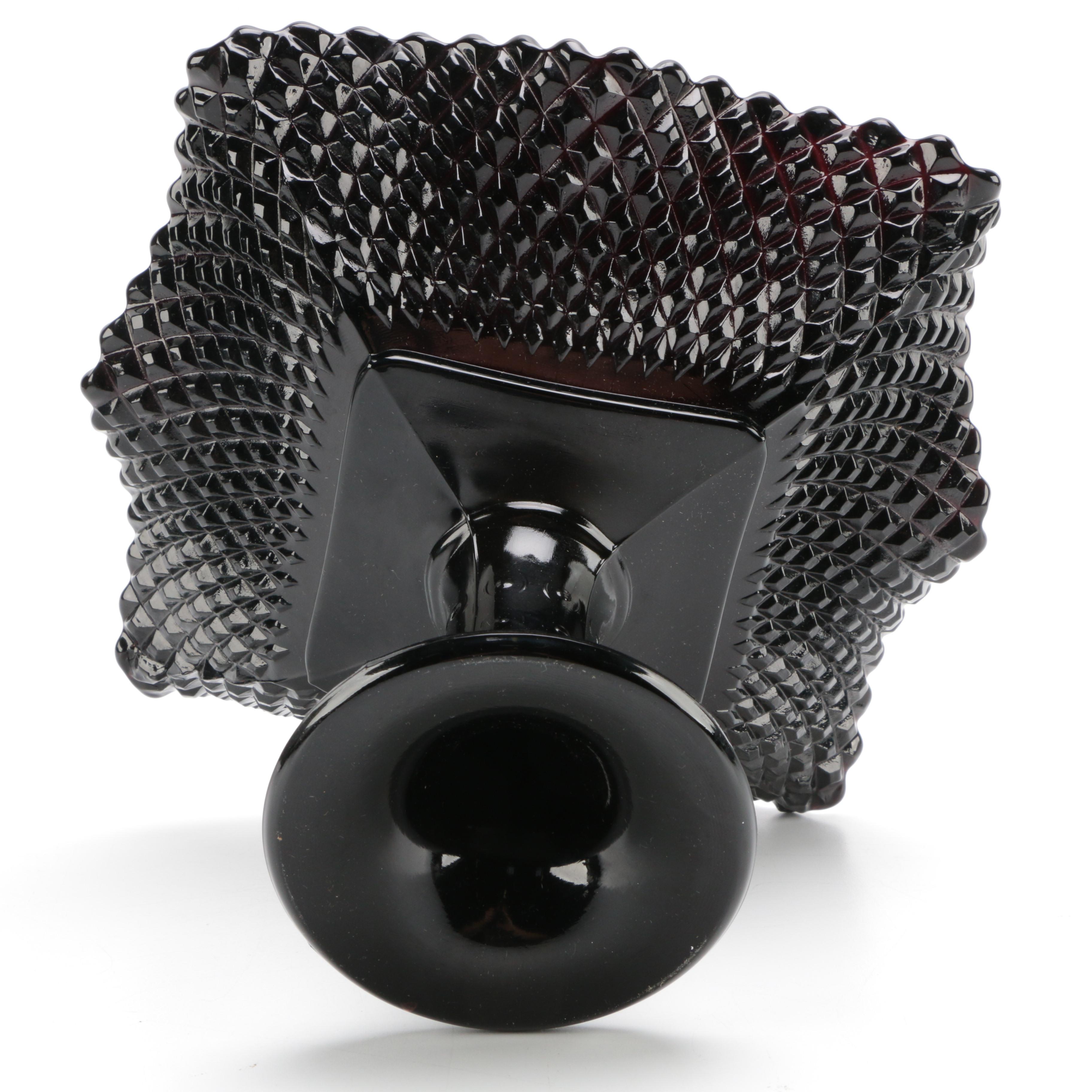 Tiara Exclusives Black Amethyst Glass Circa 1970