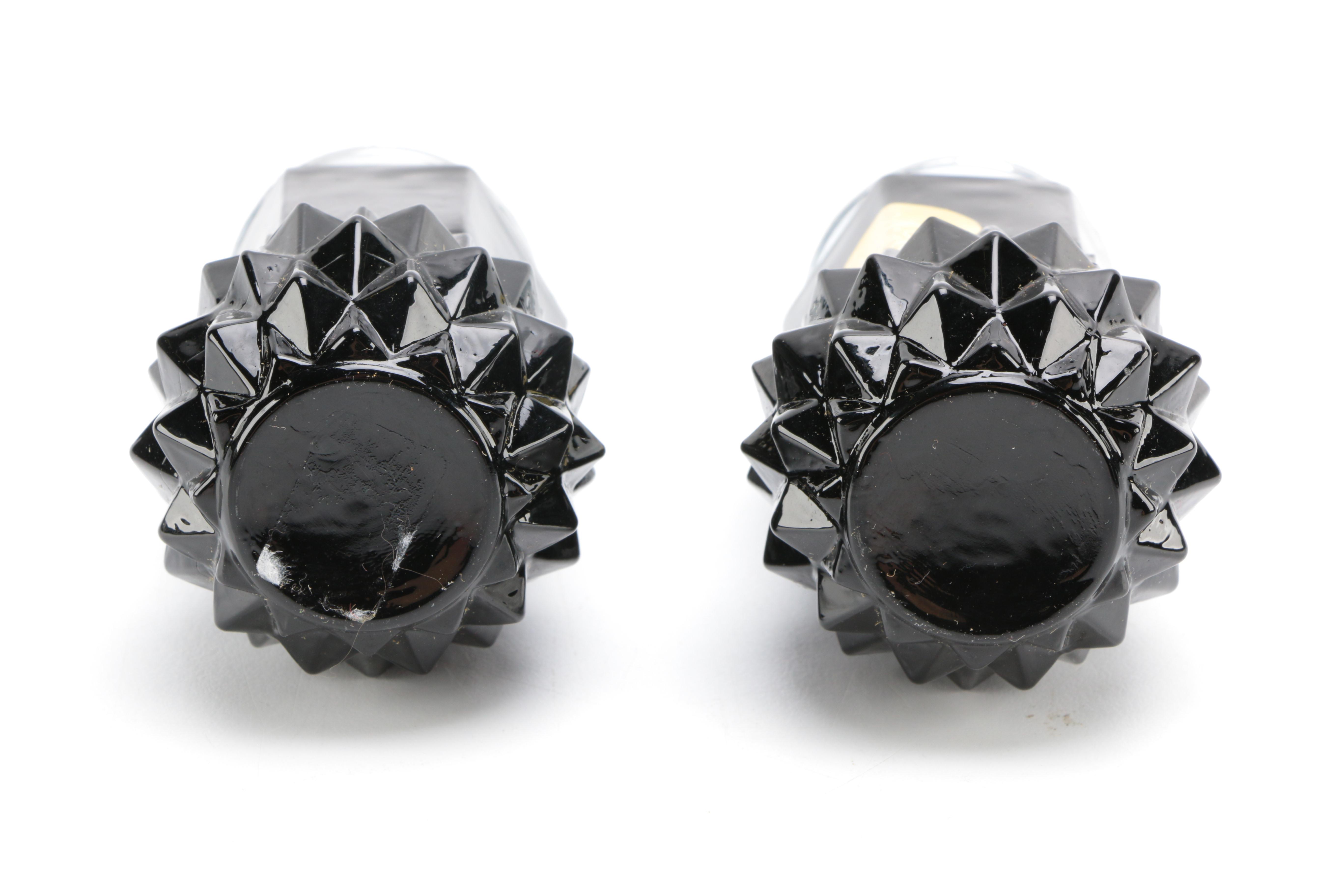 Tiara Exclusives Black Amethyst Glass Circa 1970